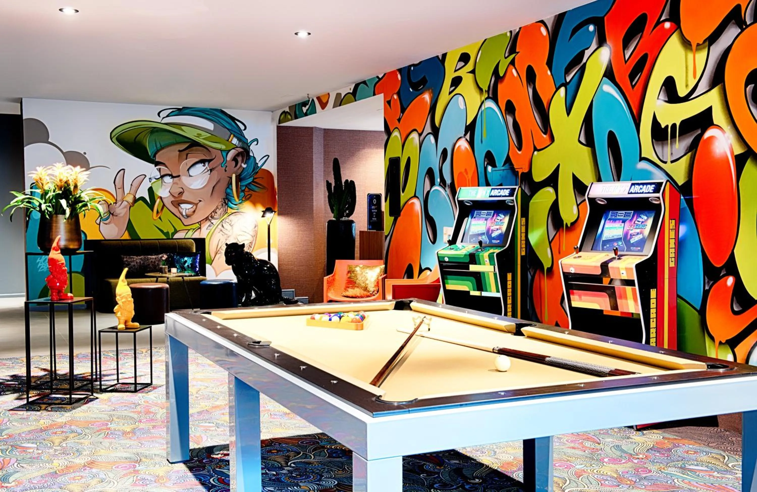 Game Room in NYX Hotel Mannheim by Leonardo Hotels