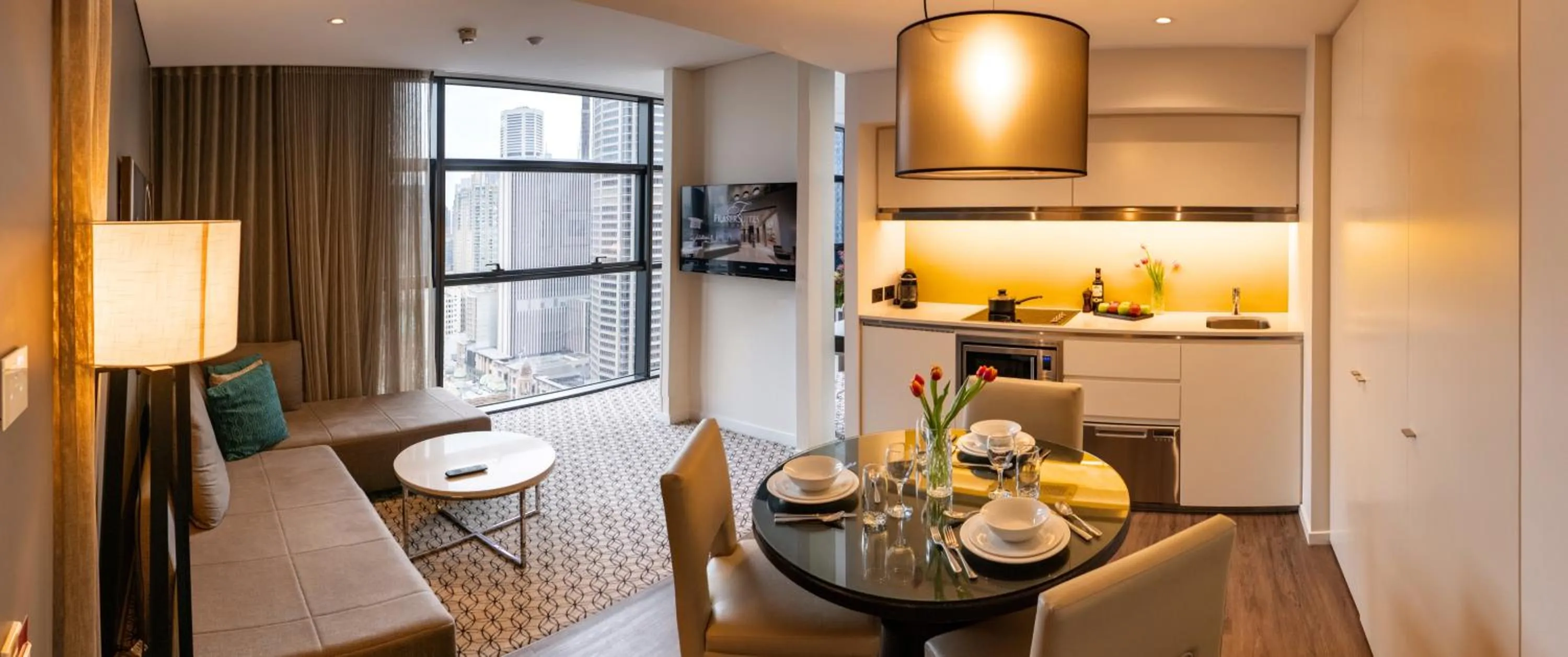 Kitchen or kitchenette in Fraser Suites Sydney