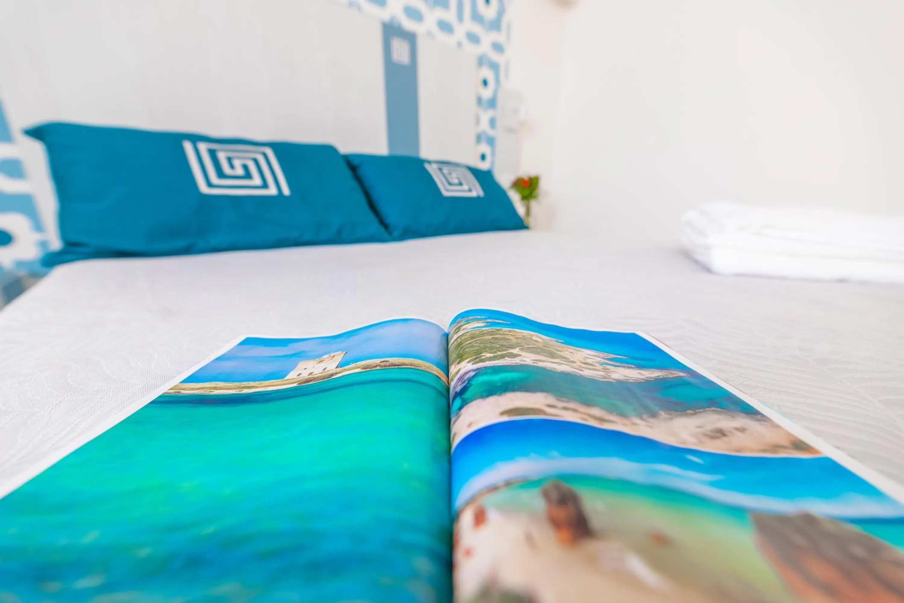 Bed in Hotel Magna Grecia