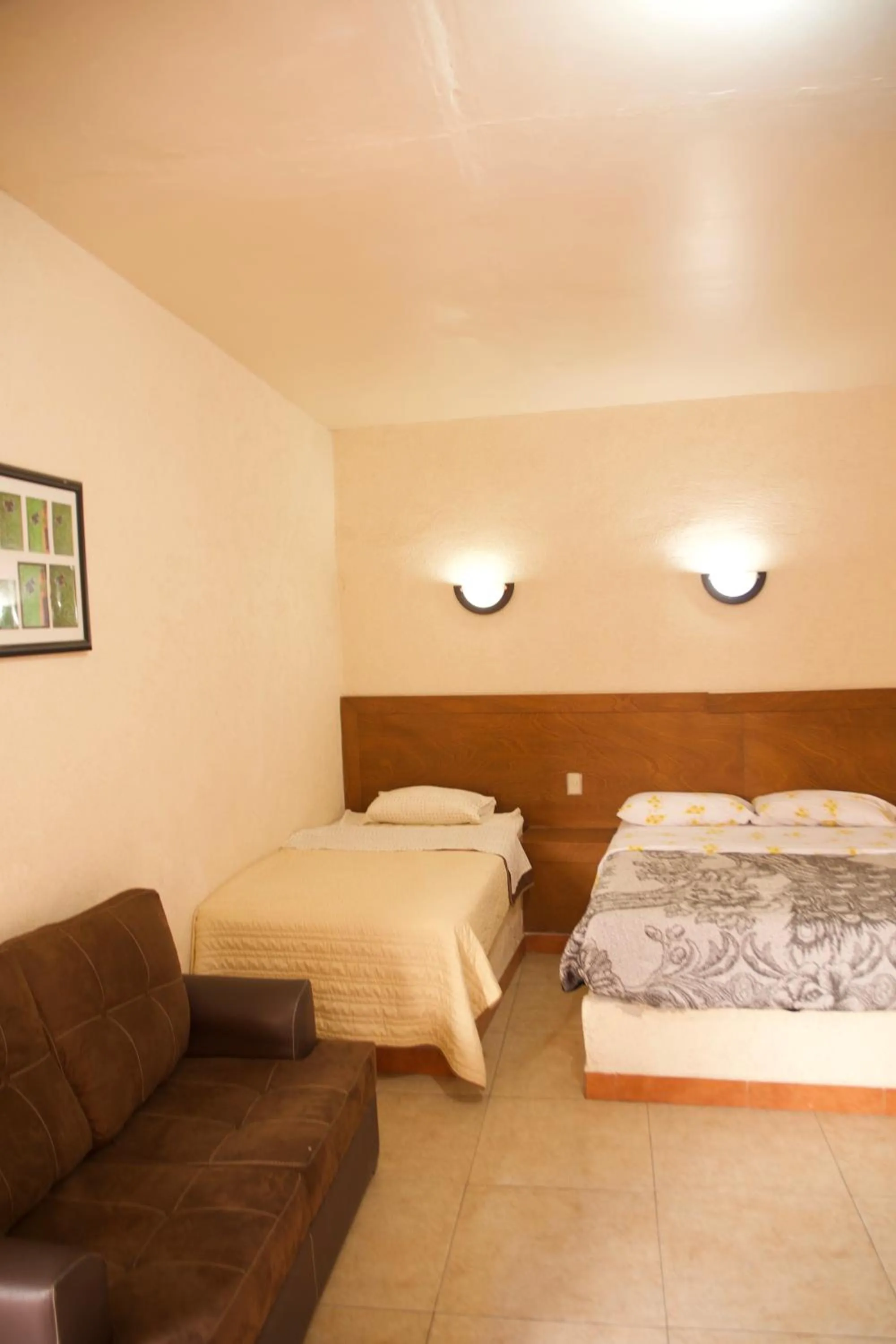 Bed in Hotel Cuauhtemoc