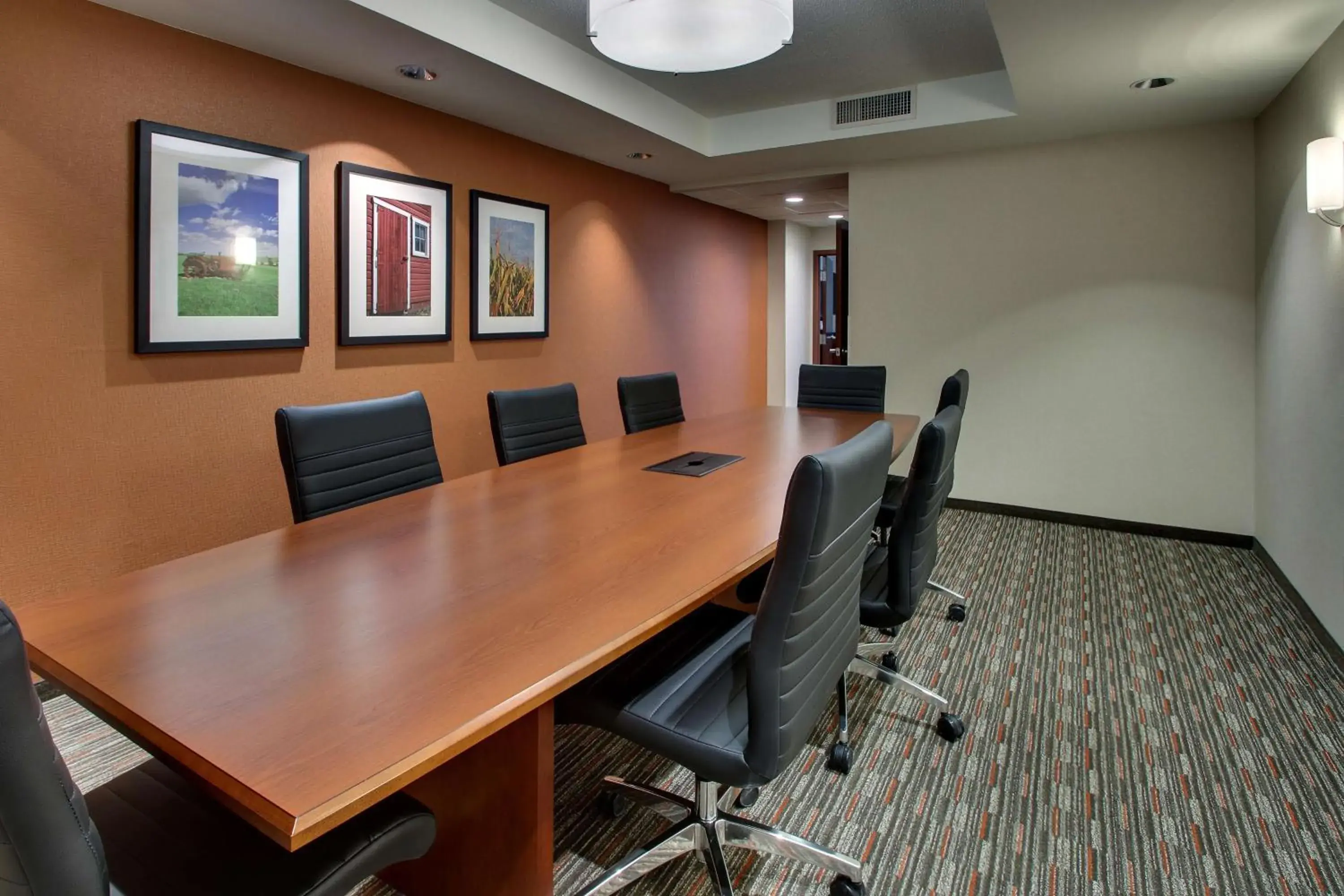 King Meeting Suite with Board Room Table, 2 Rooms - Hearing Accessible , Roll-in Shower in Drury Inn & Suites Iowa City Coralville King Meeting Suite with Board Room Table, 2 Rooms - Hearing Accessible , Roll-in Shower in Drury Inn & Suites Iowa City Coralville