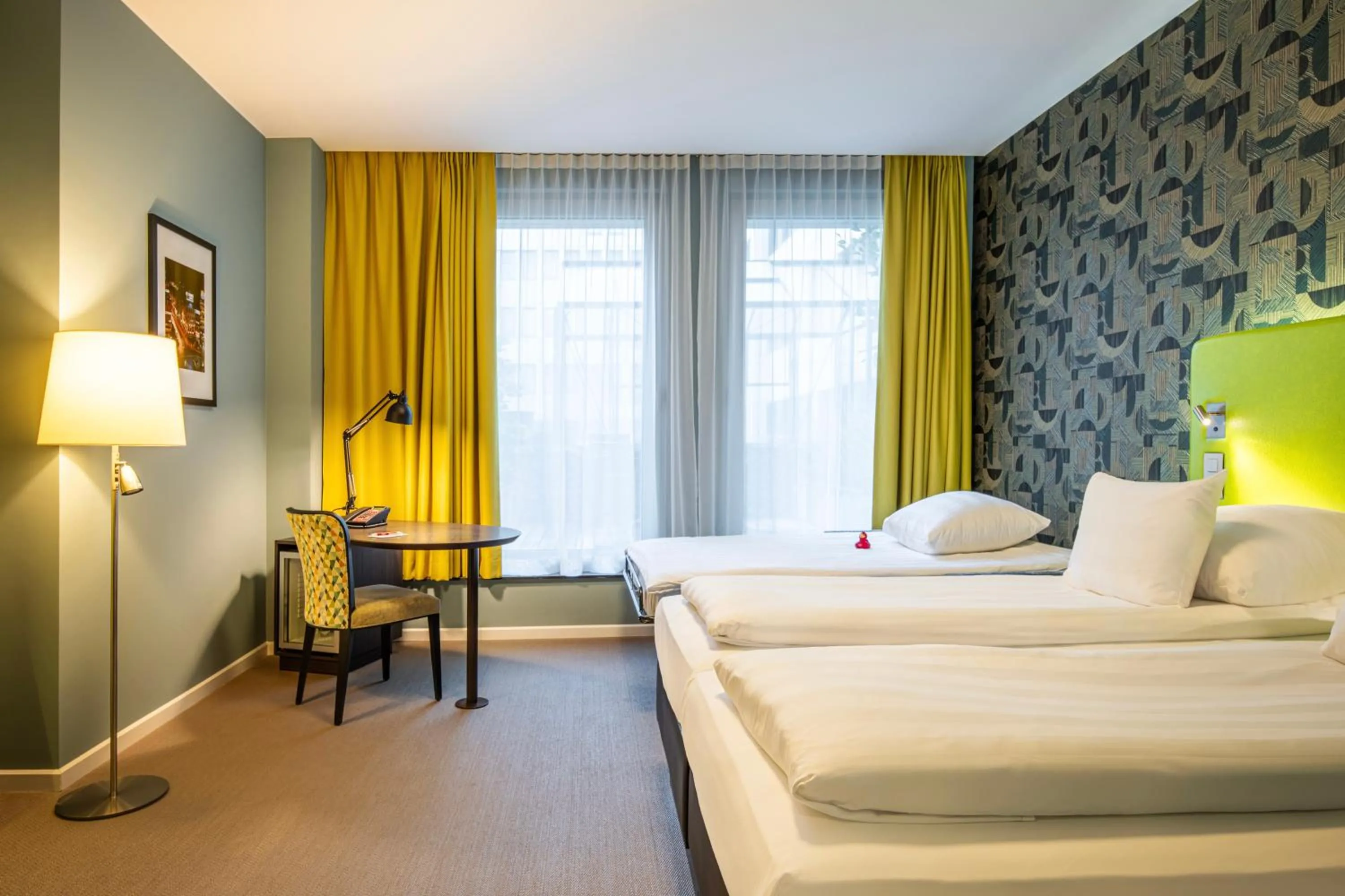 Bedroom, Bed in Thon Hotel EU