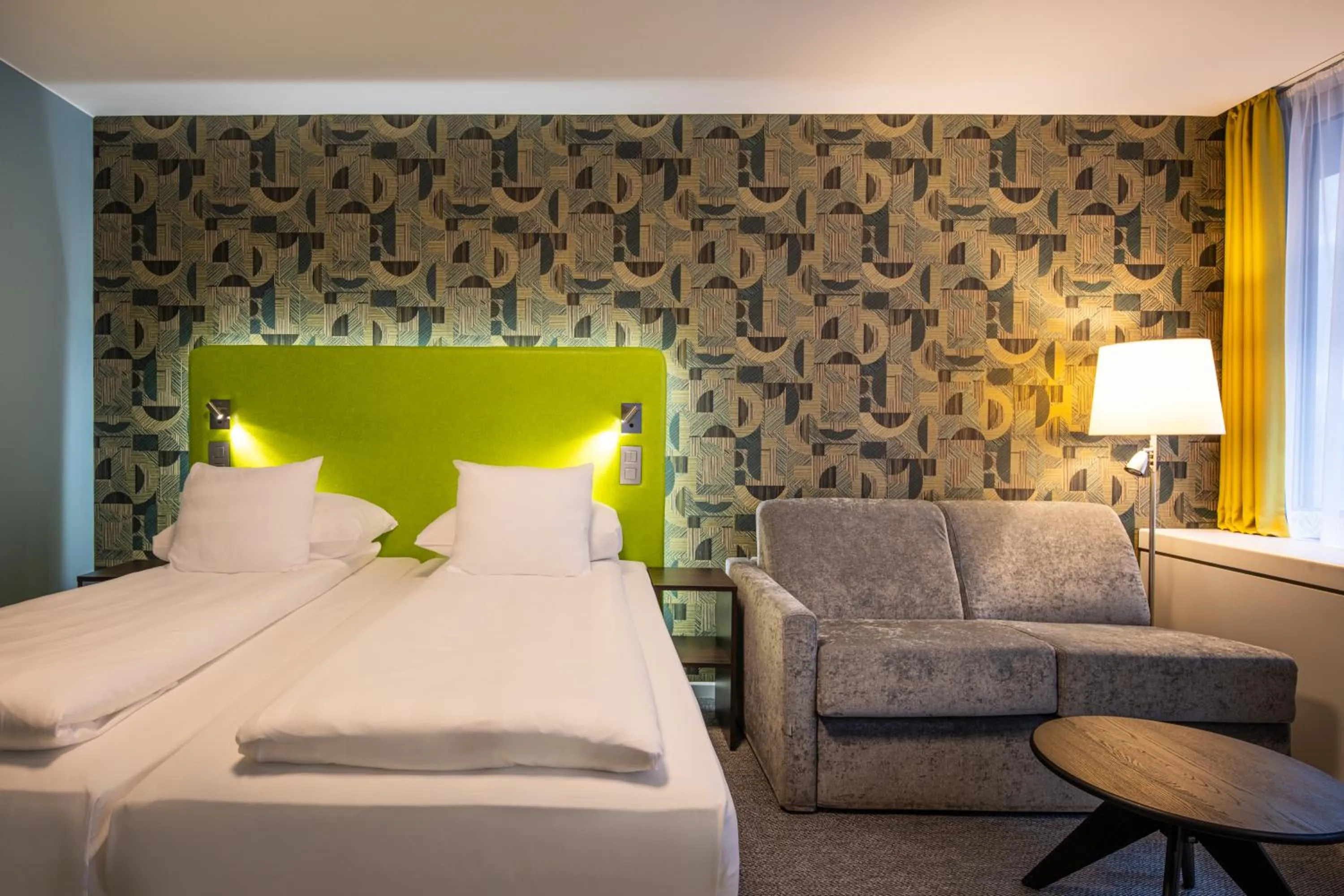 Bed in Thon Hotel EU