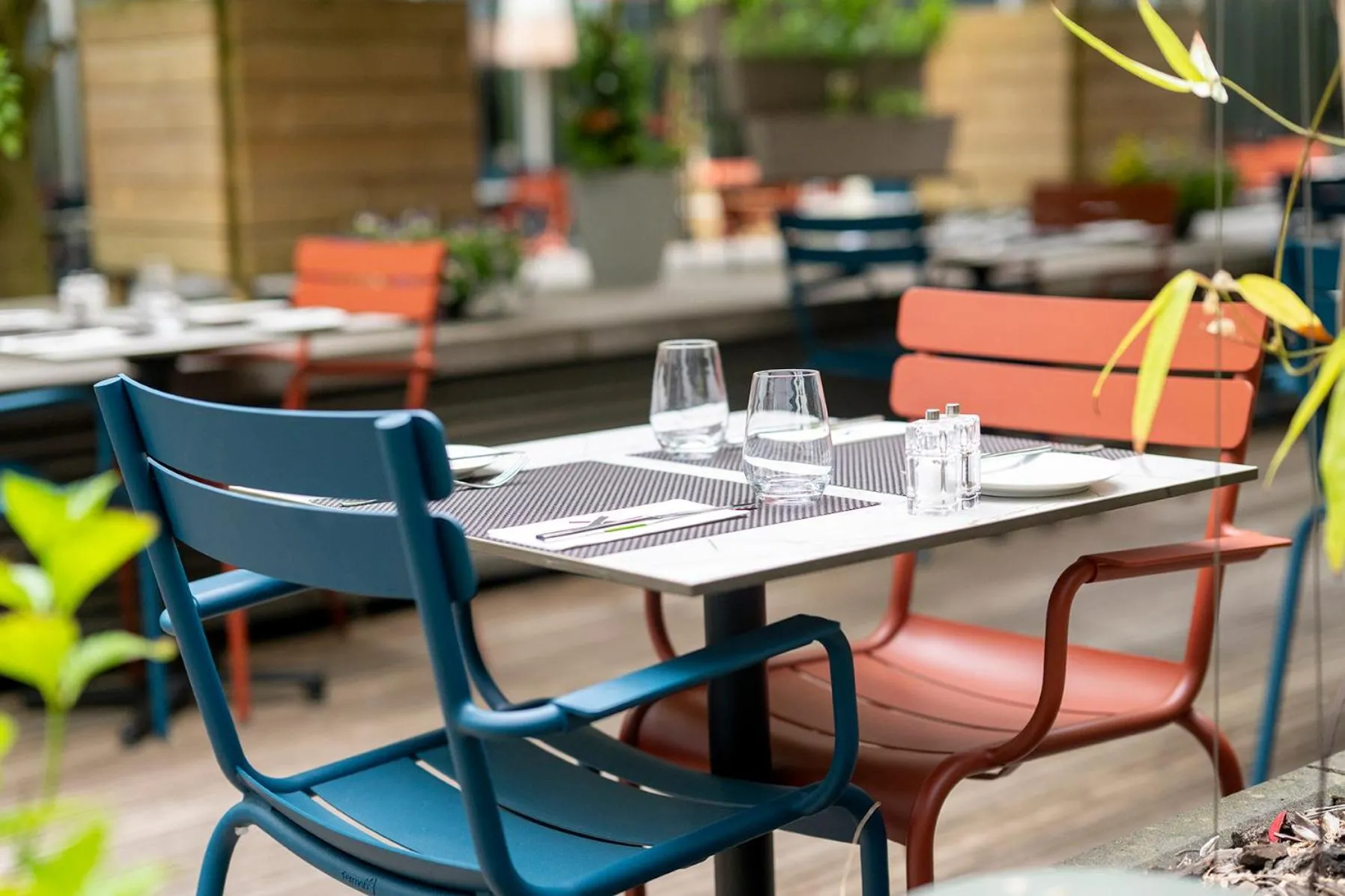 Patio in Thon Hotel EU