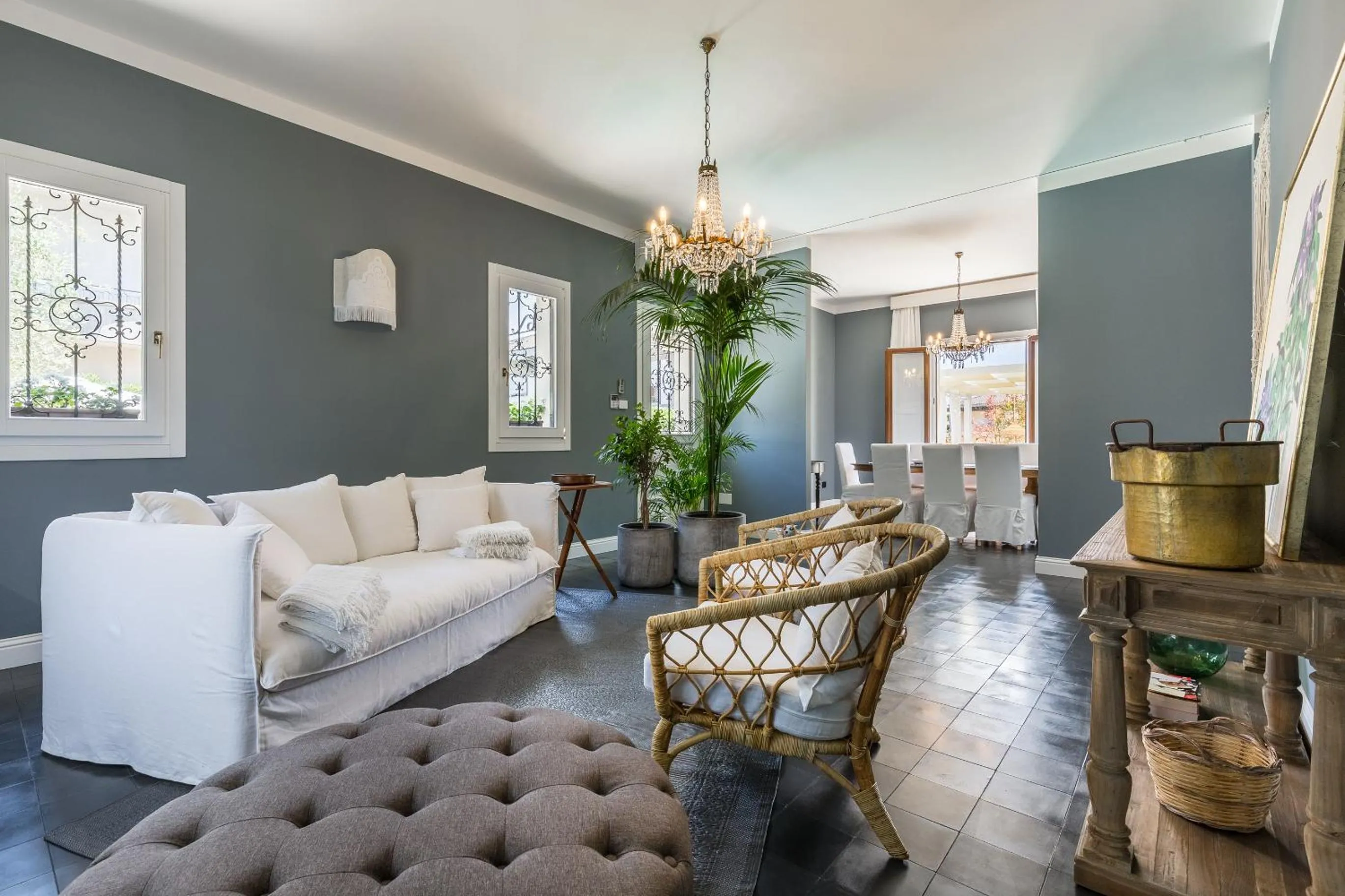 Living room in Villa Raphael