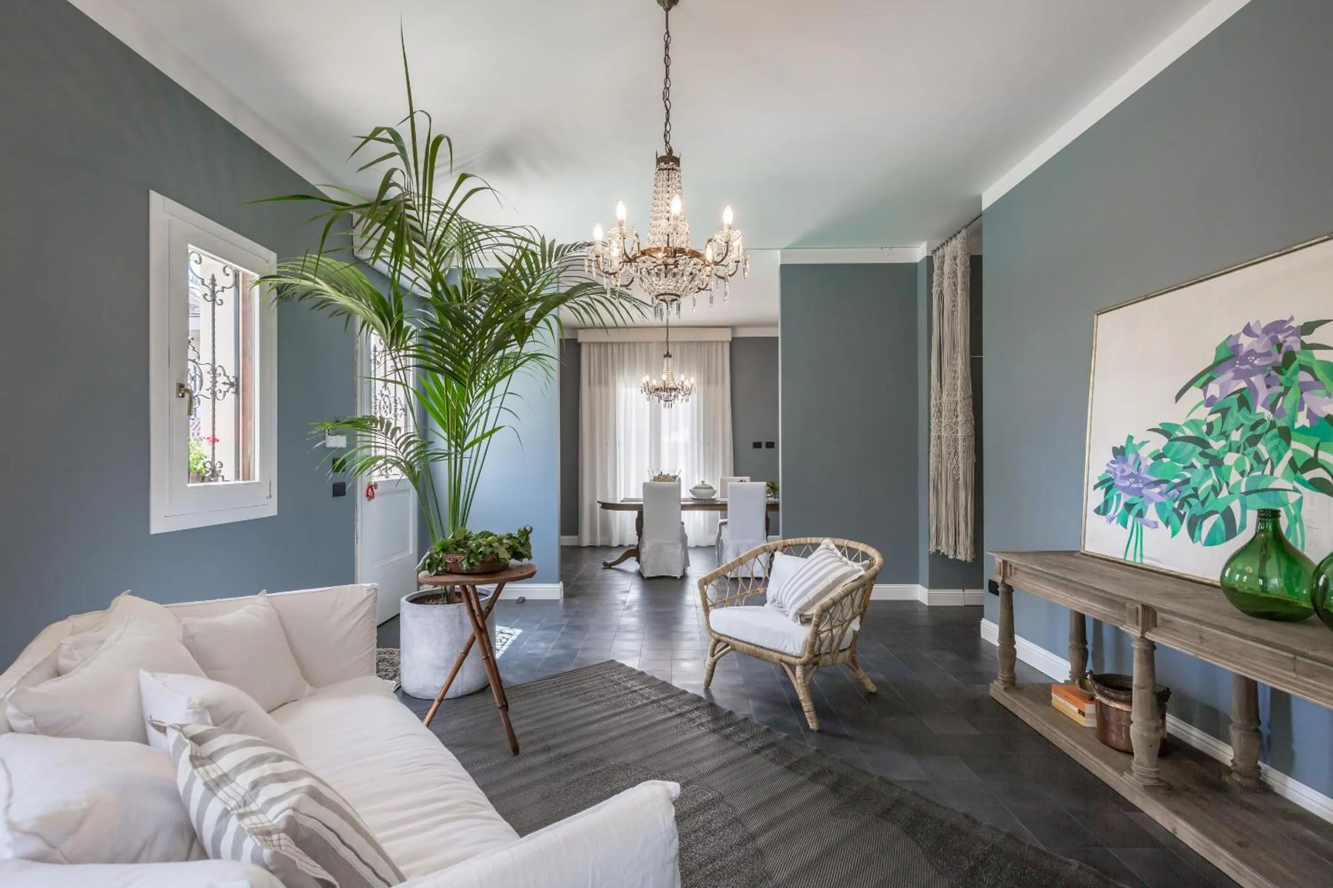 Living room in Villa Raphael