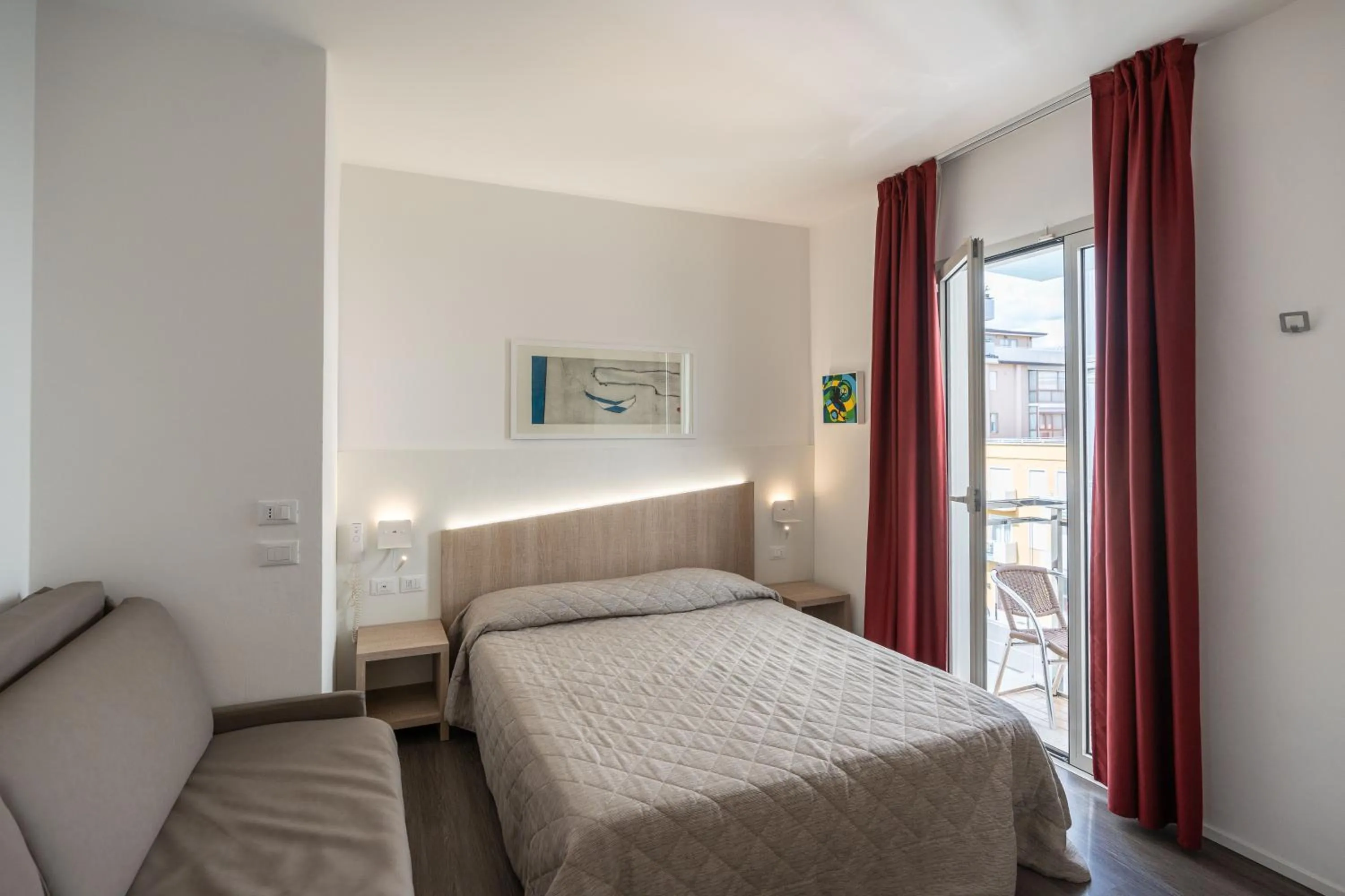 Bed in Hotel Marzia Holiday Queen