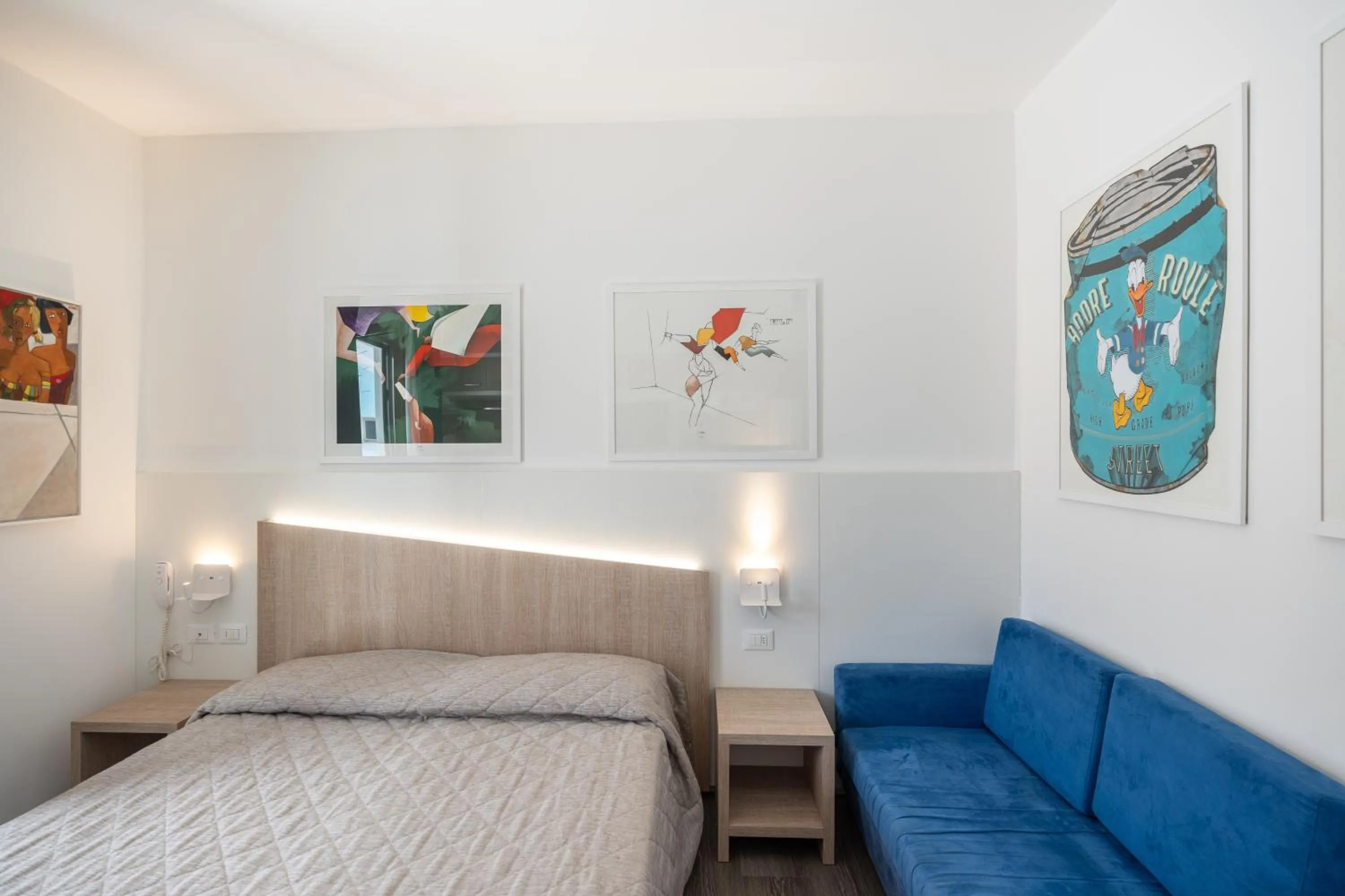 Bed in Hotel Marzia Holiday Queen