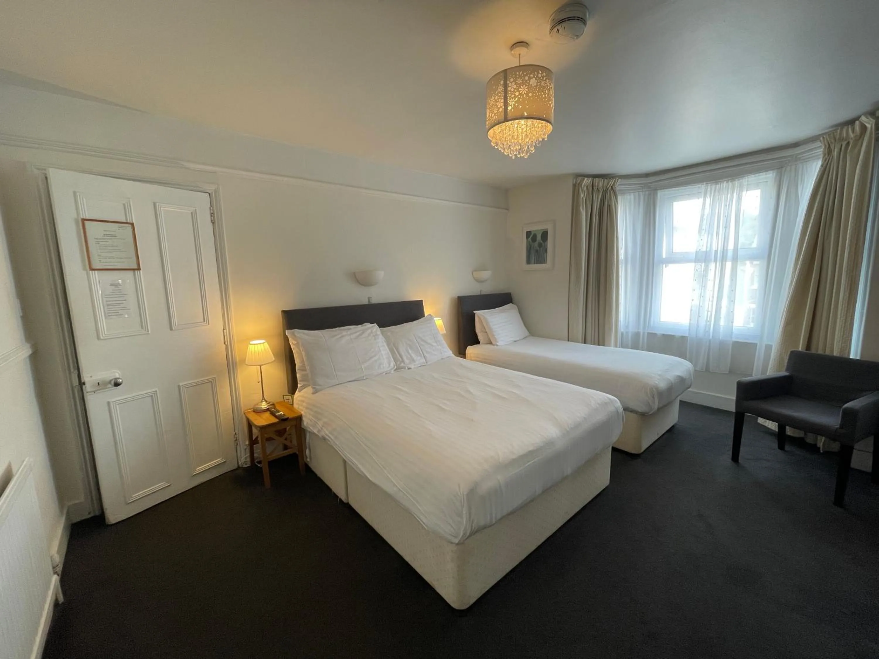 Bed in Newton House Oxford