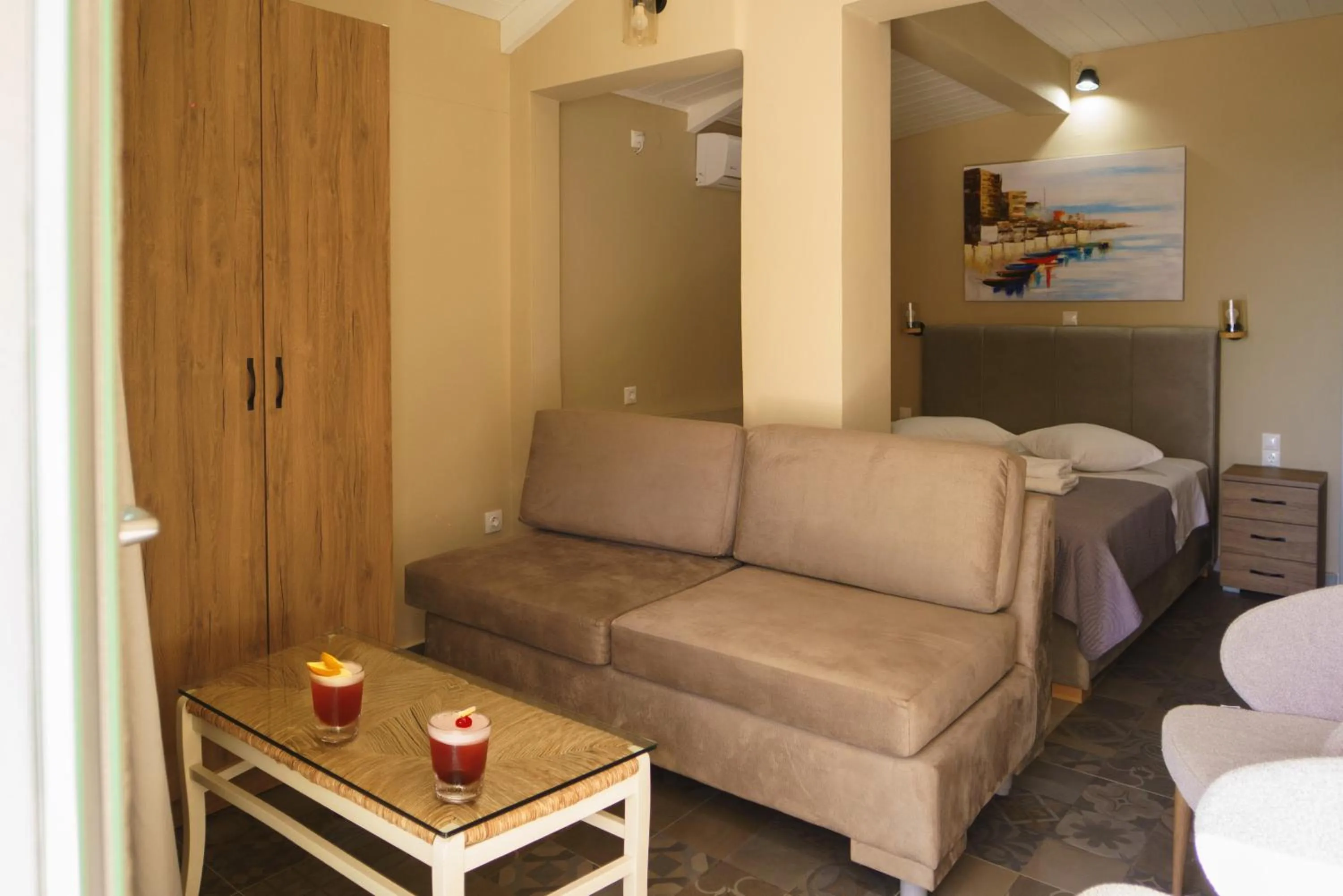 Bed in Rouda Bay Beach Hotel