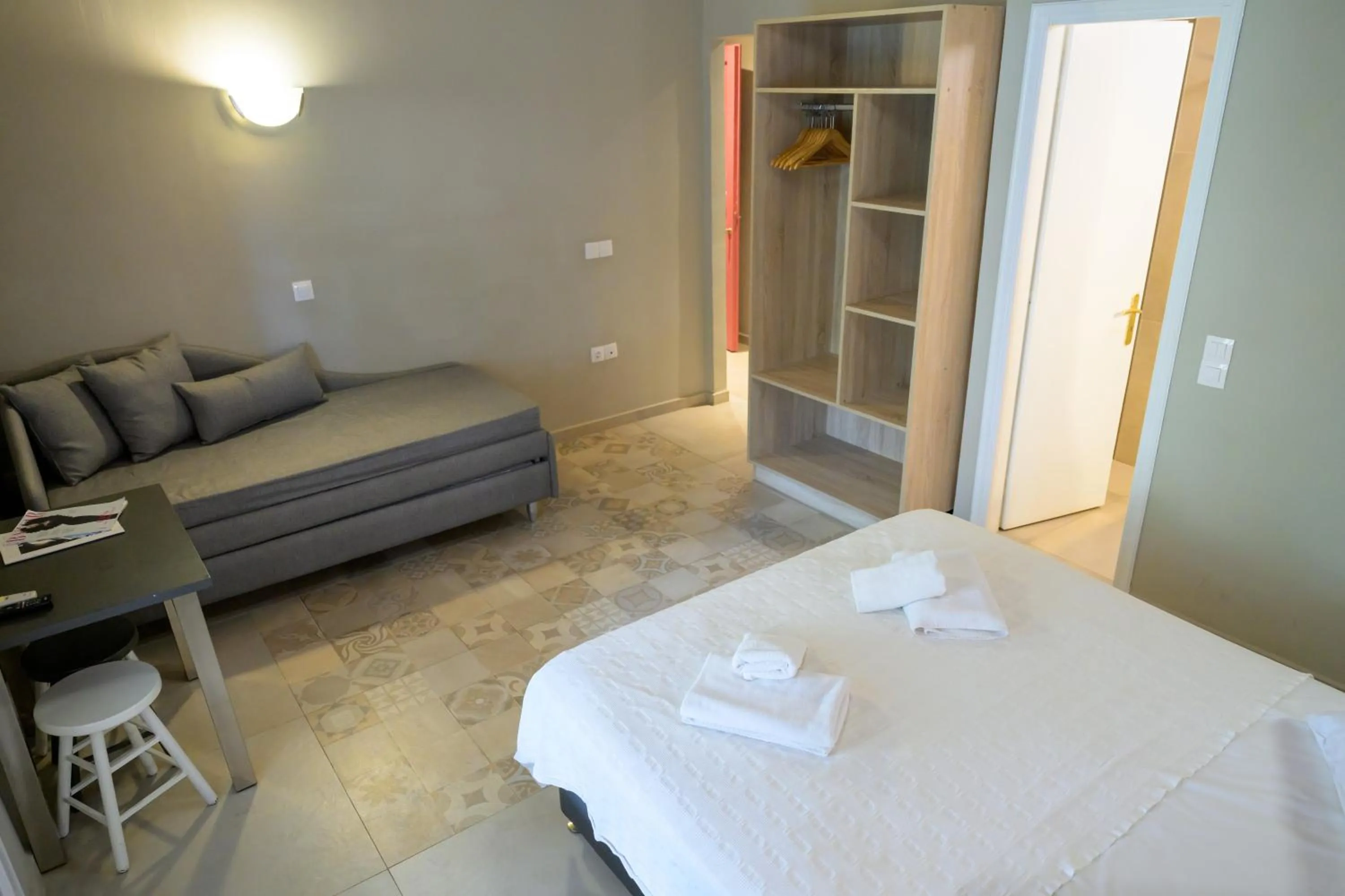 Bed in Rouda Bay Beach Hotel