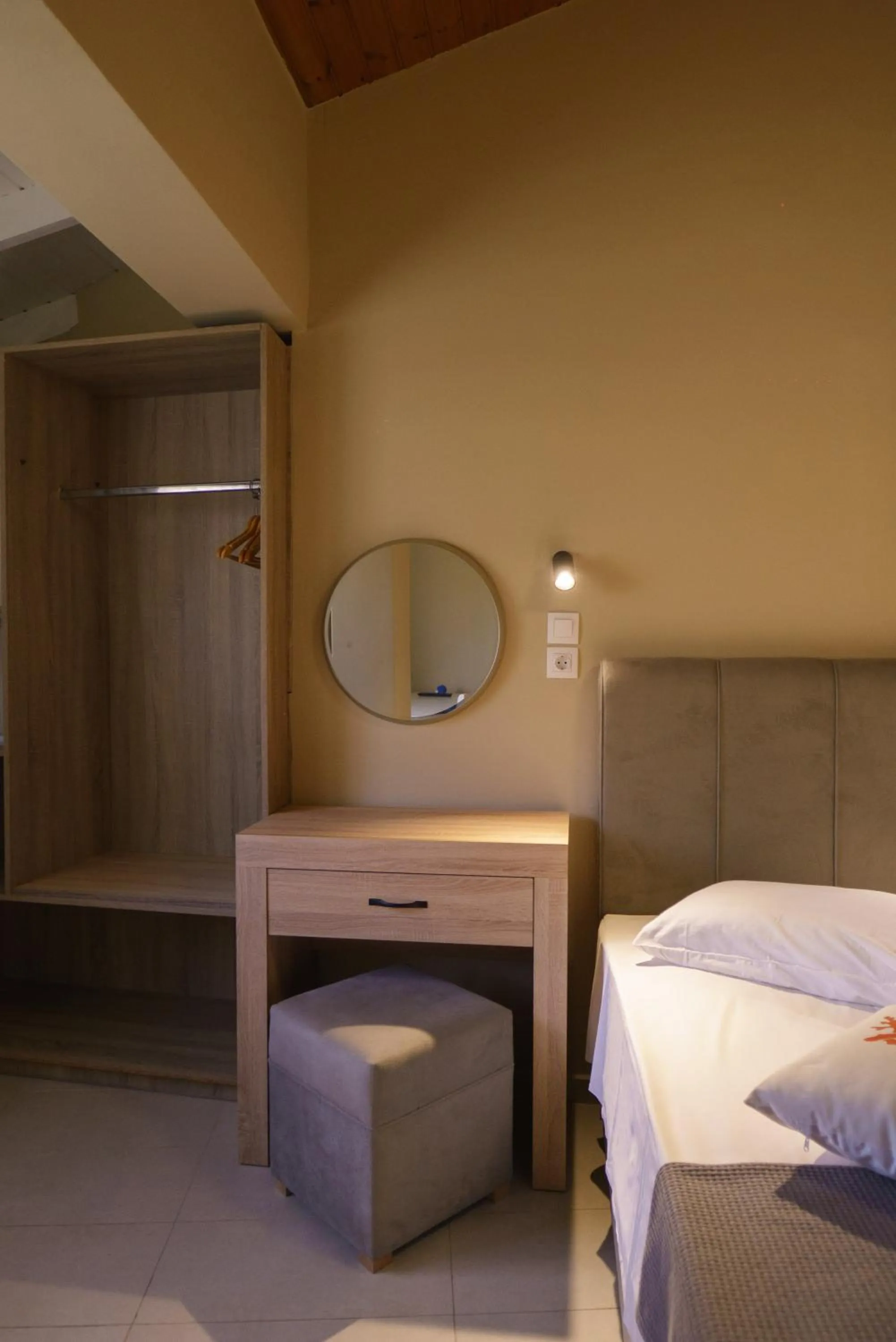 Bed in Rouda Bay Beach Hotel