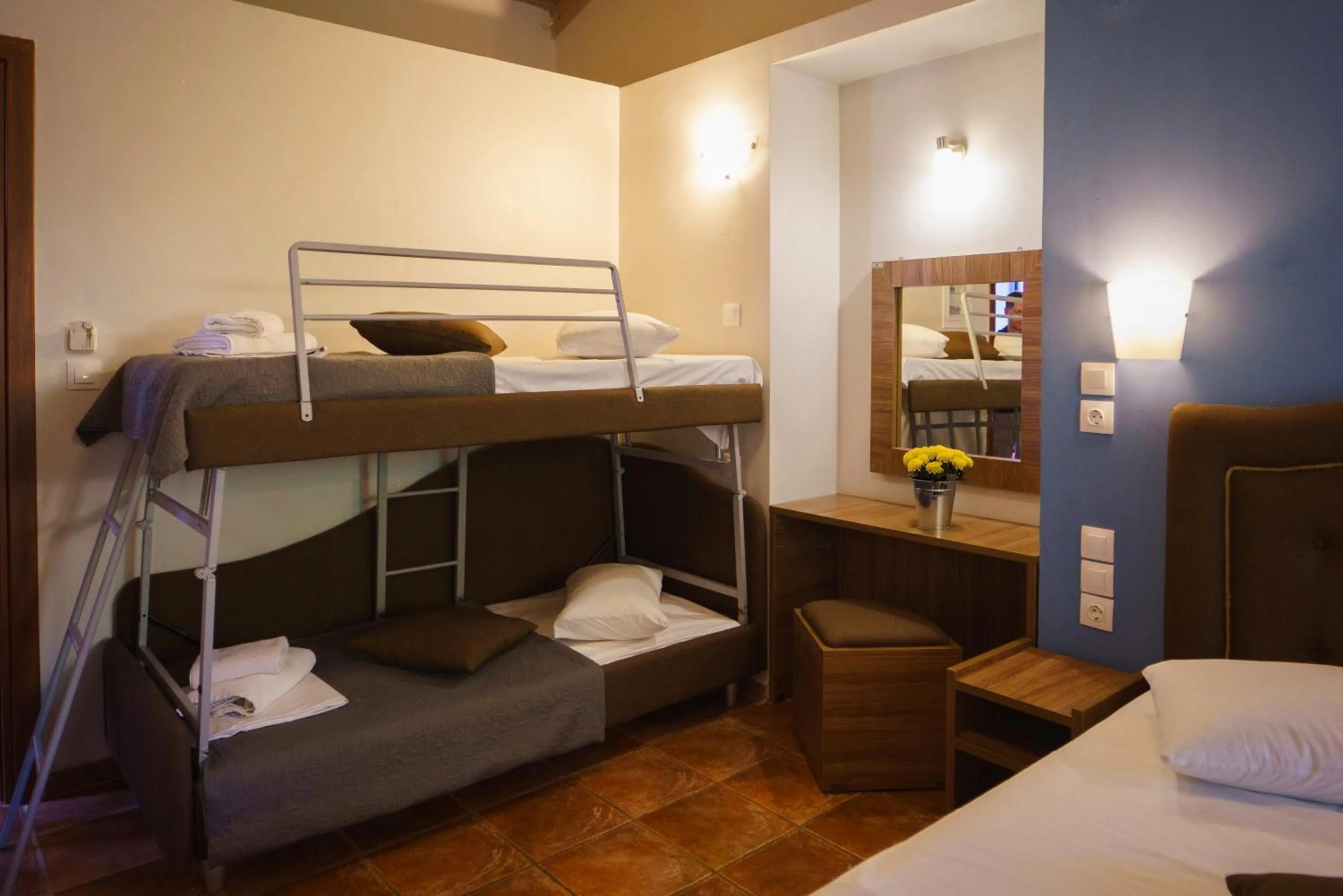 Bed in Rouda Bay Beach Hotel