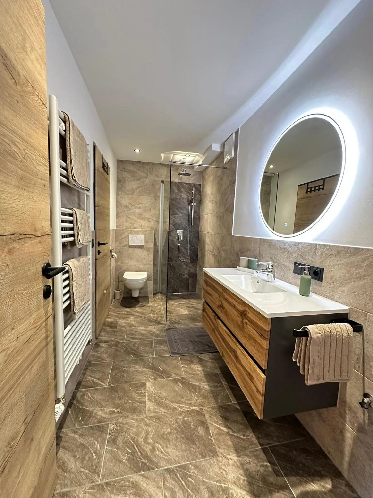 Shower in MH Appartement Hochwimmer