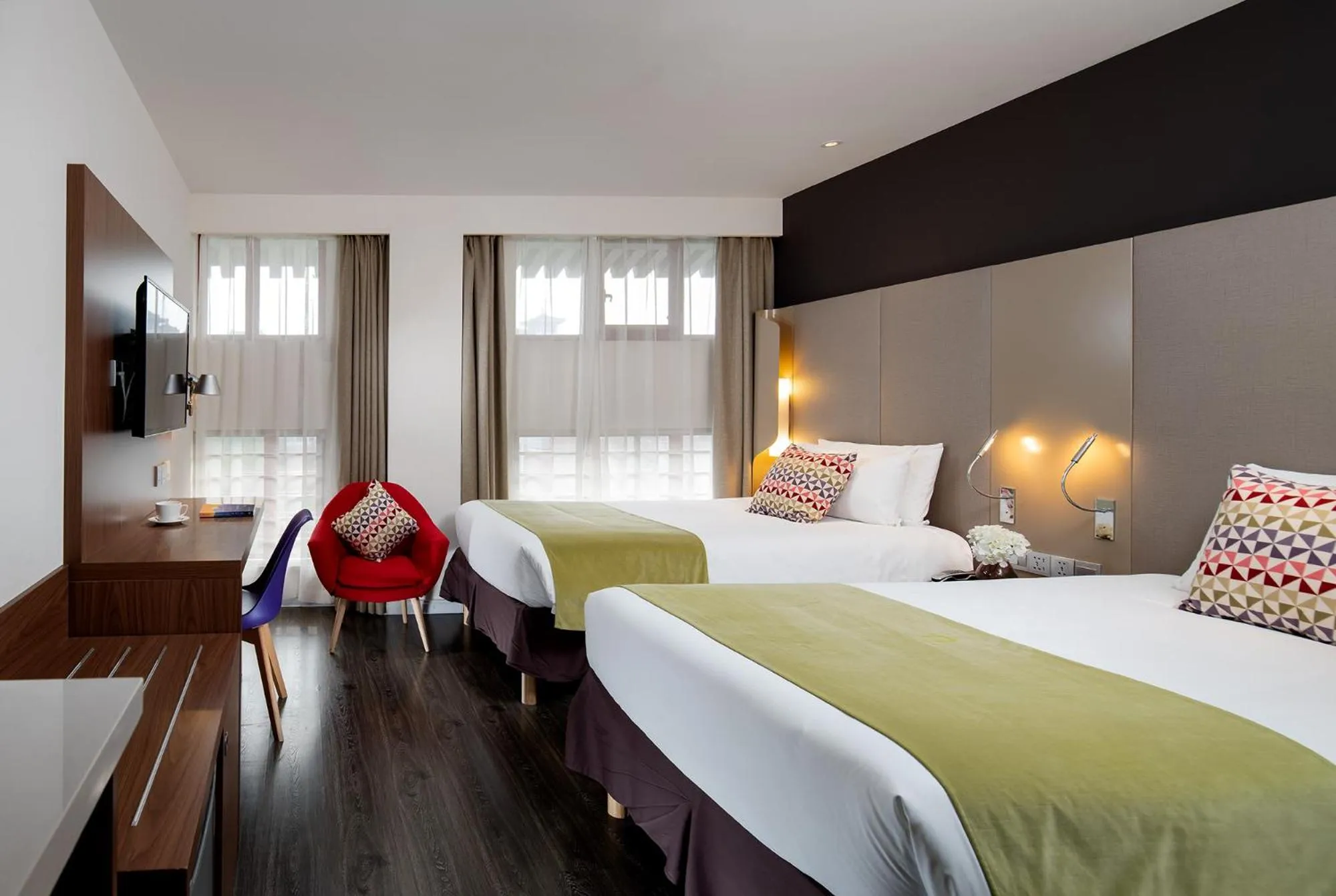 Bed in Campanile Xi'an Bell Tower Huimin Street