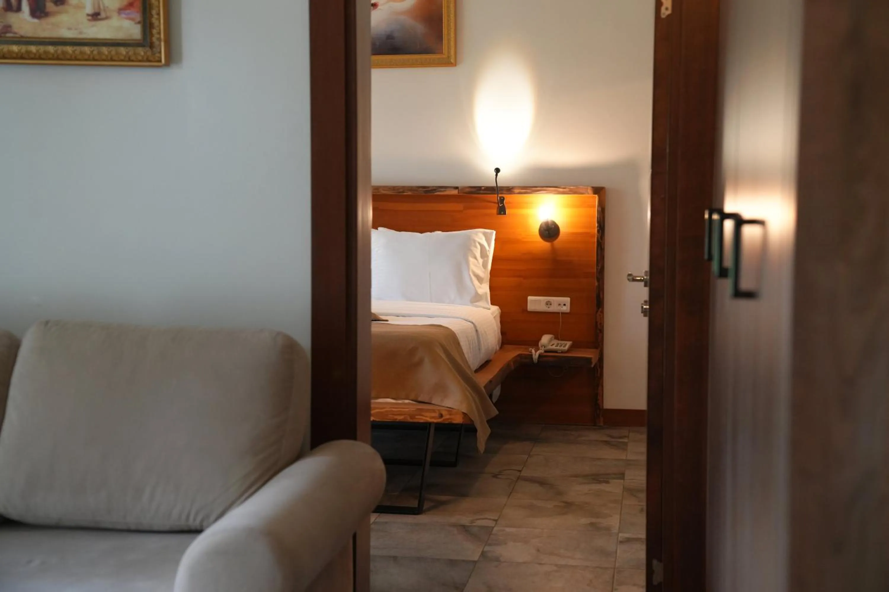 Bed in Cevizdibi Hotel