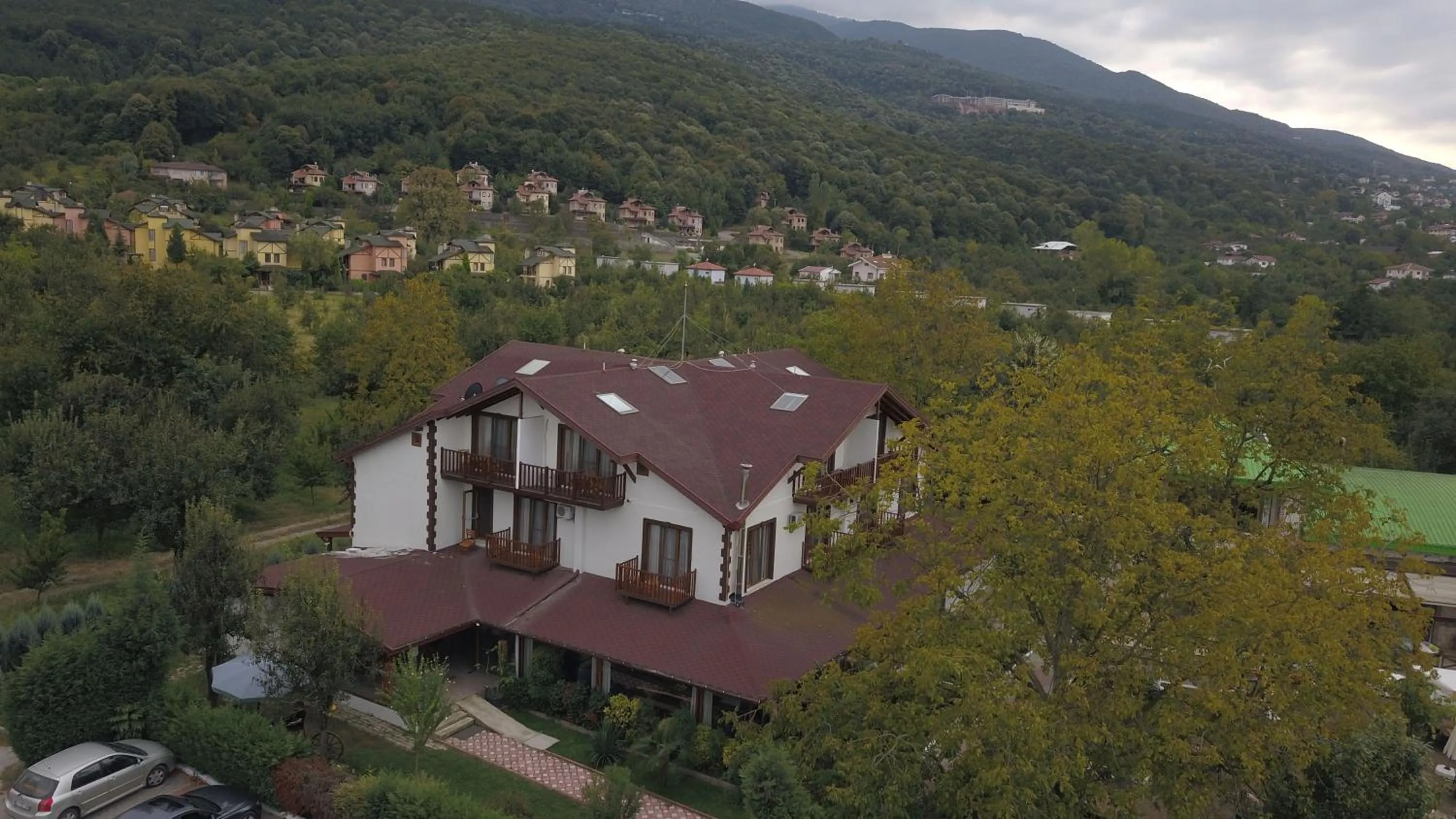 Bird's eye view in Cevizdibi Hotel