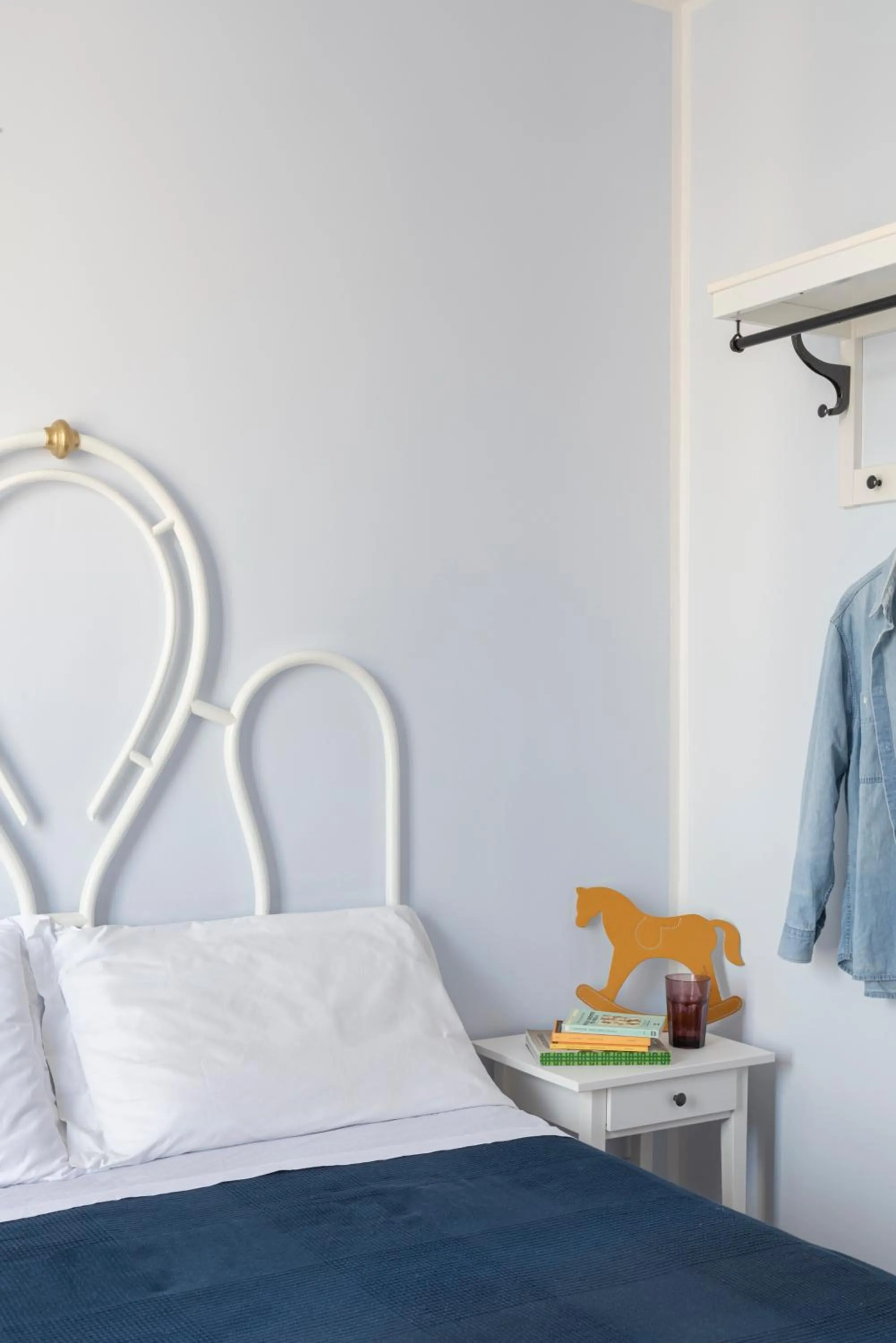 Decorative detail, Bed in Hotel Posta