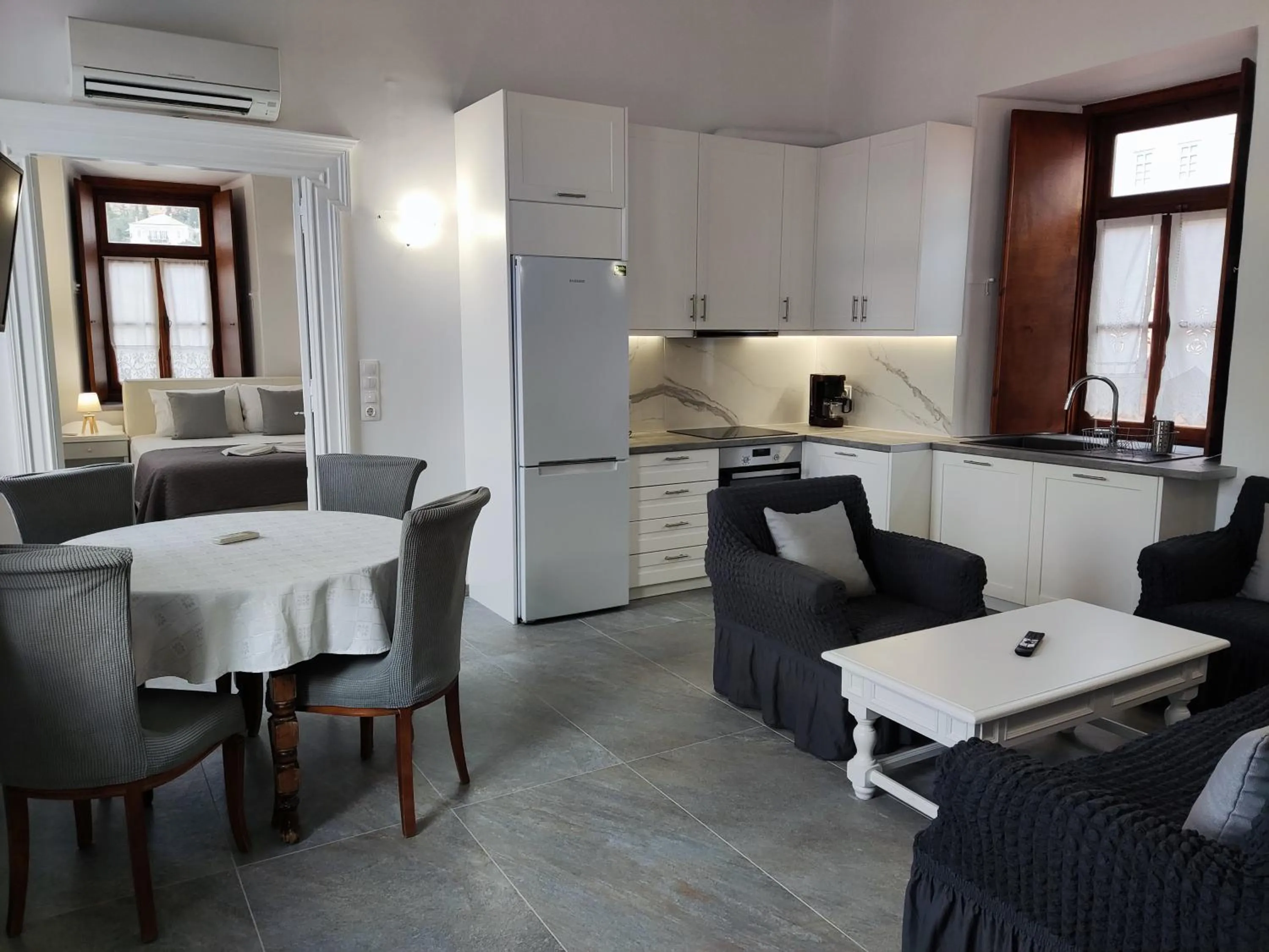 kitchen in Achilleas Pension