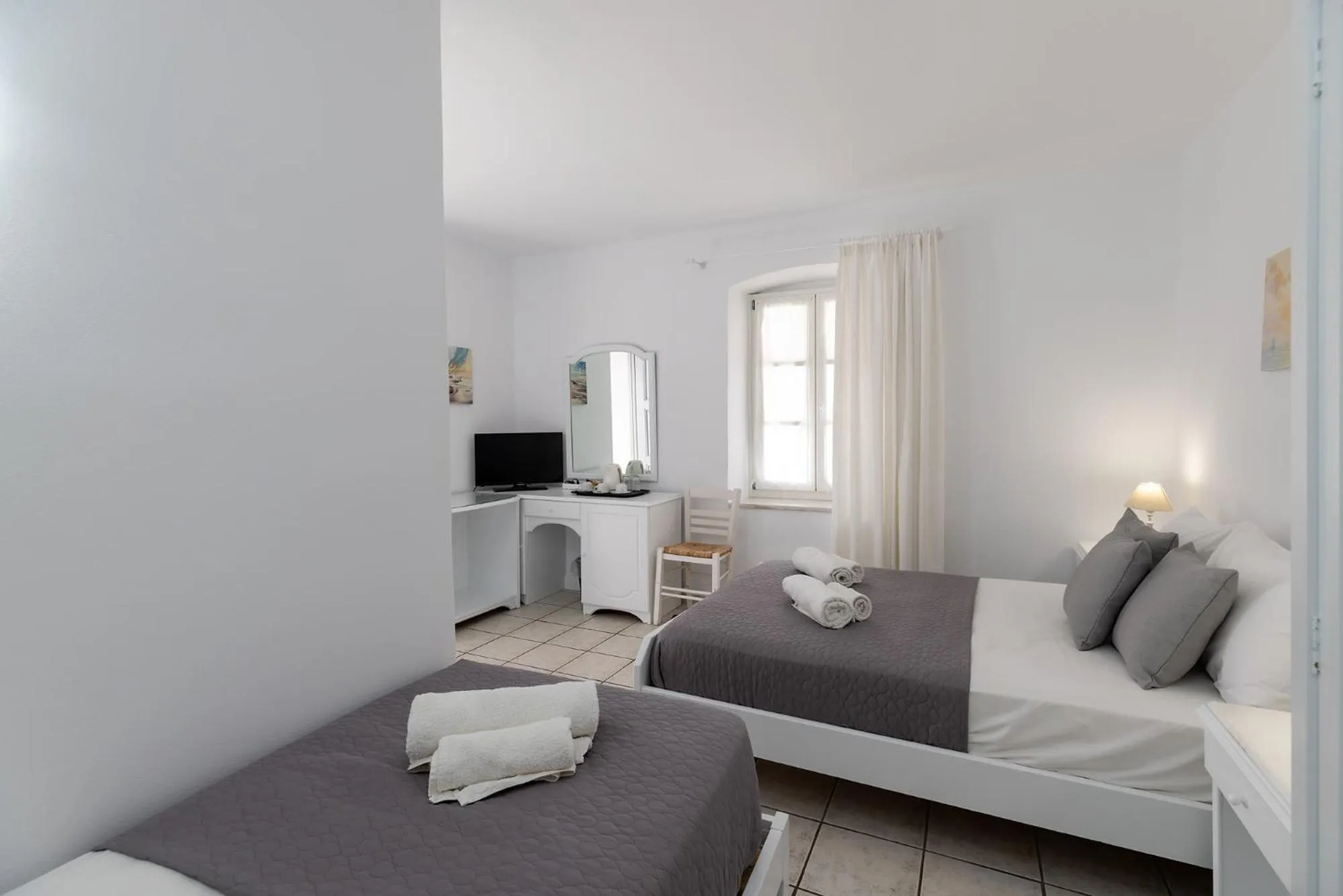 Bed in Achilleas Pension