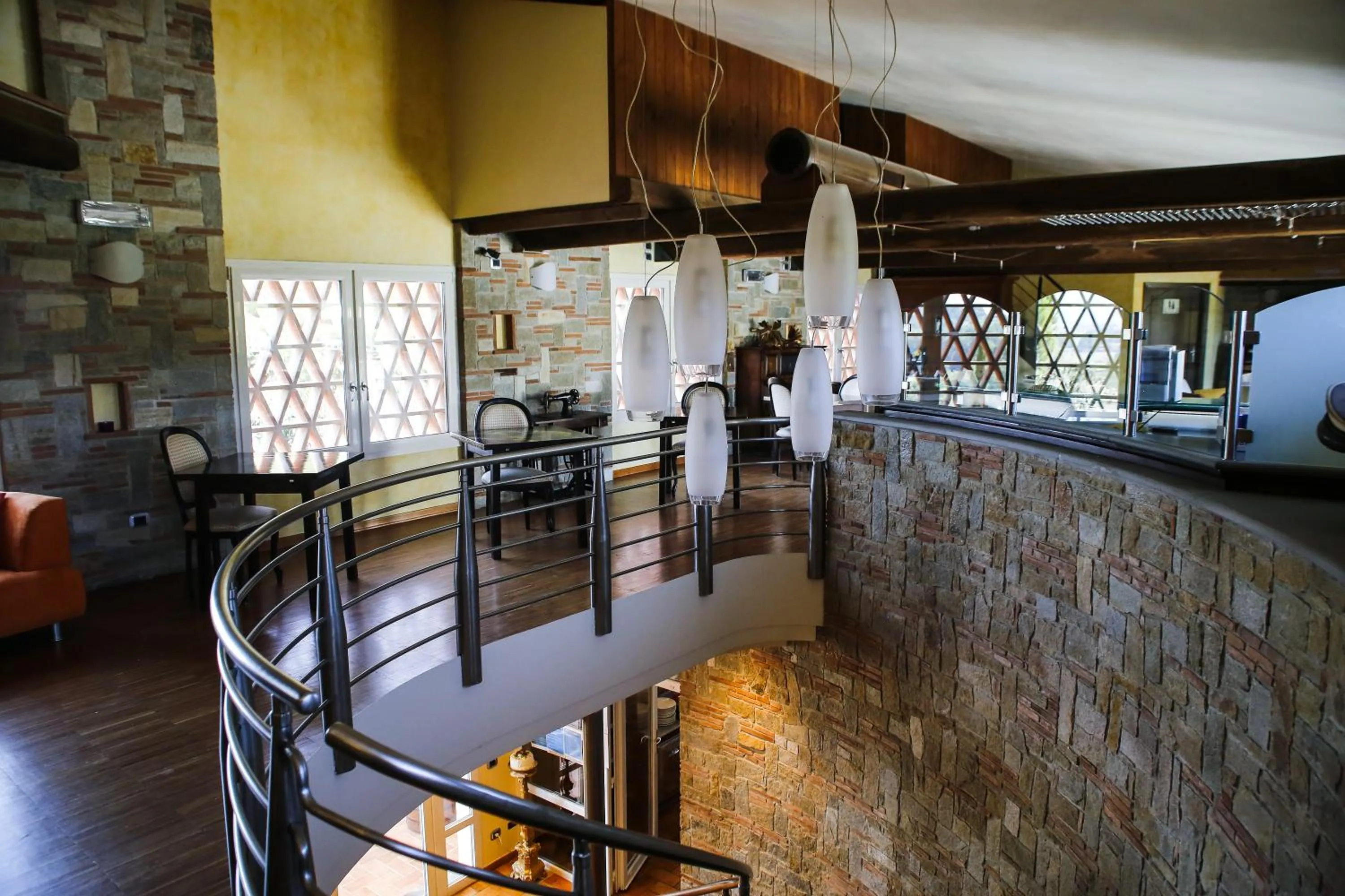 Communal lounge/ TV room in Agriturismo Corte Benedetto