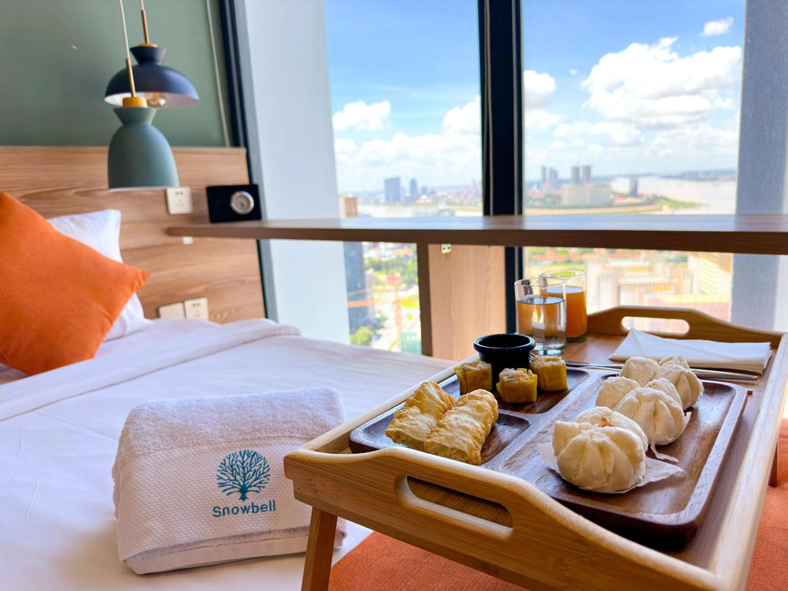 Bed in The Snowbell Hotel