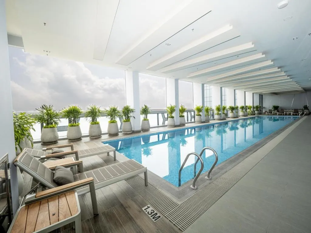 Swimming pool in The Snowbell Hotel & Spa at The Bridge