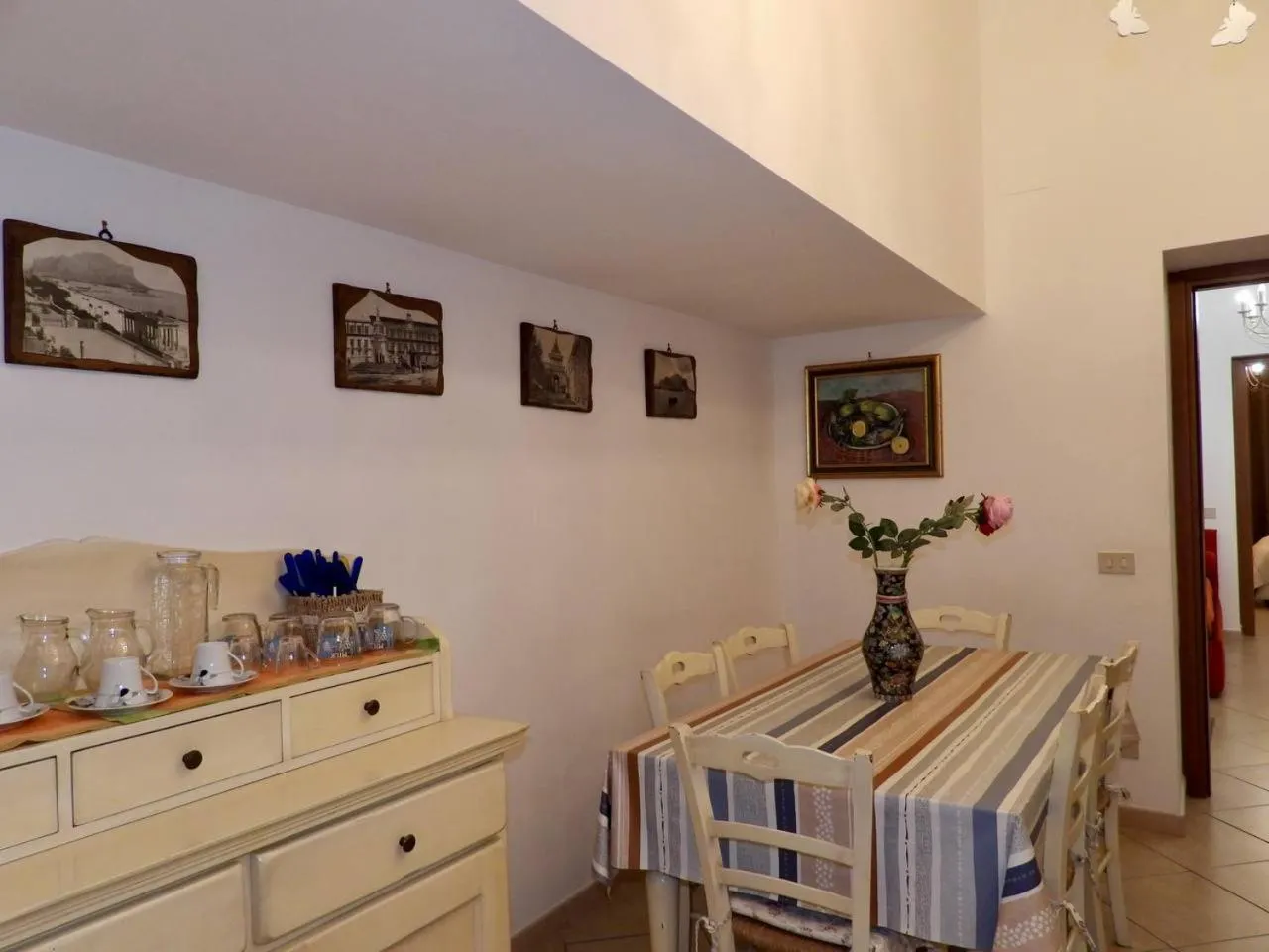 Kitchen or kitchenette in B&B Maria Piddu