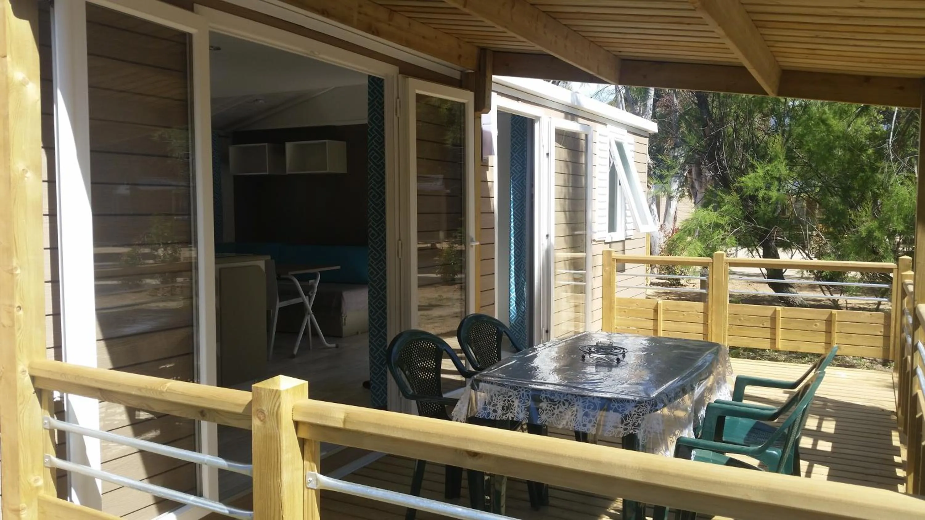 Patio in Camping La Pinède