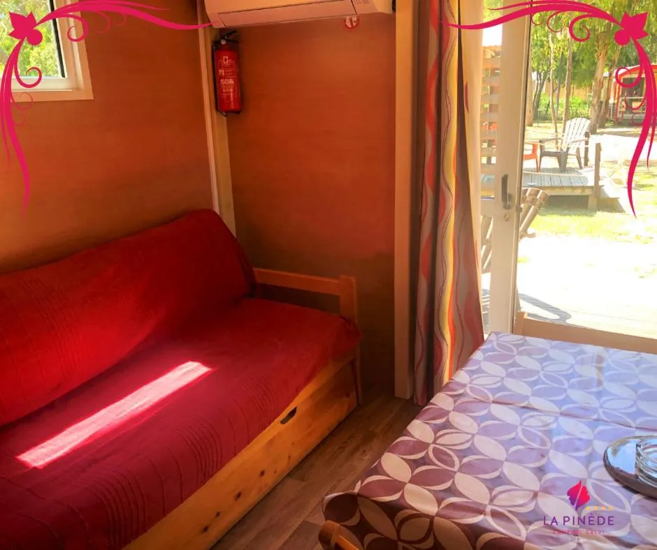 Bed in Camping La Pinède