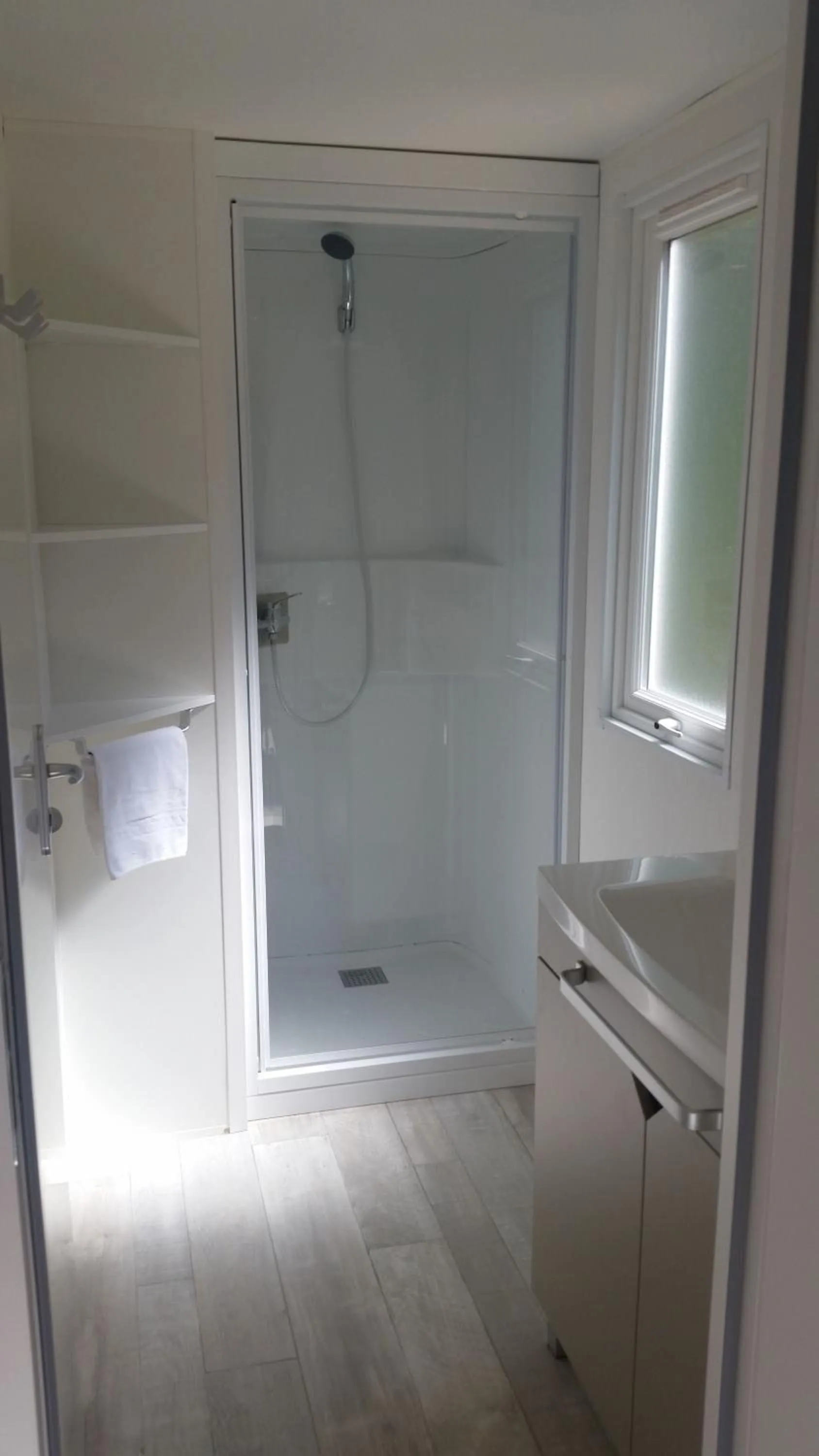 Bathroom in Camping La Pinède