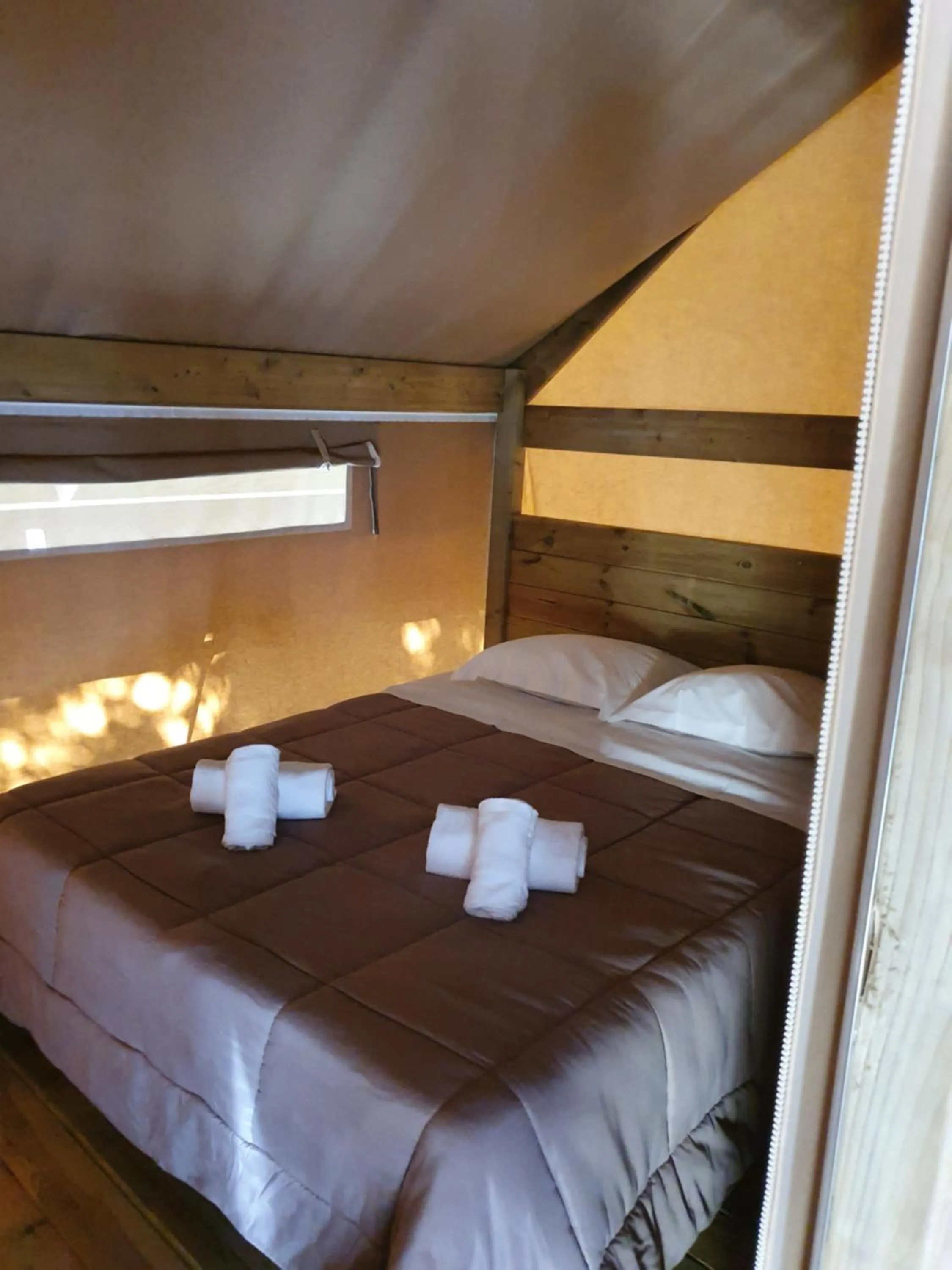 Bed in Camping La Pinède