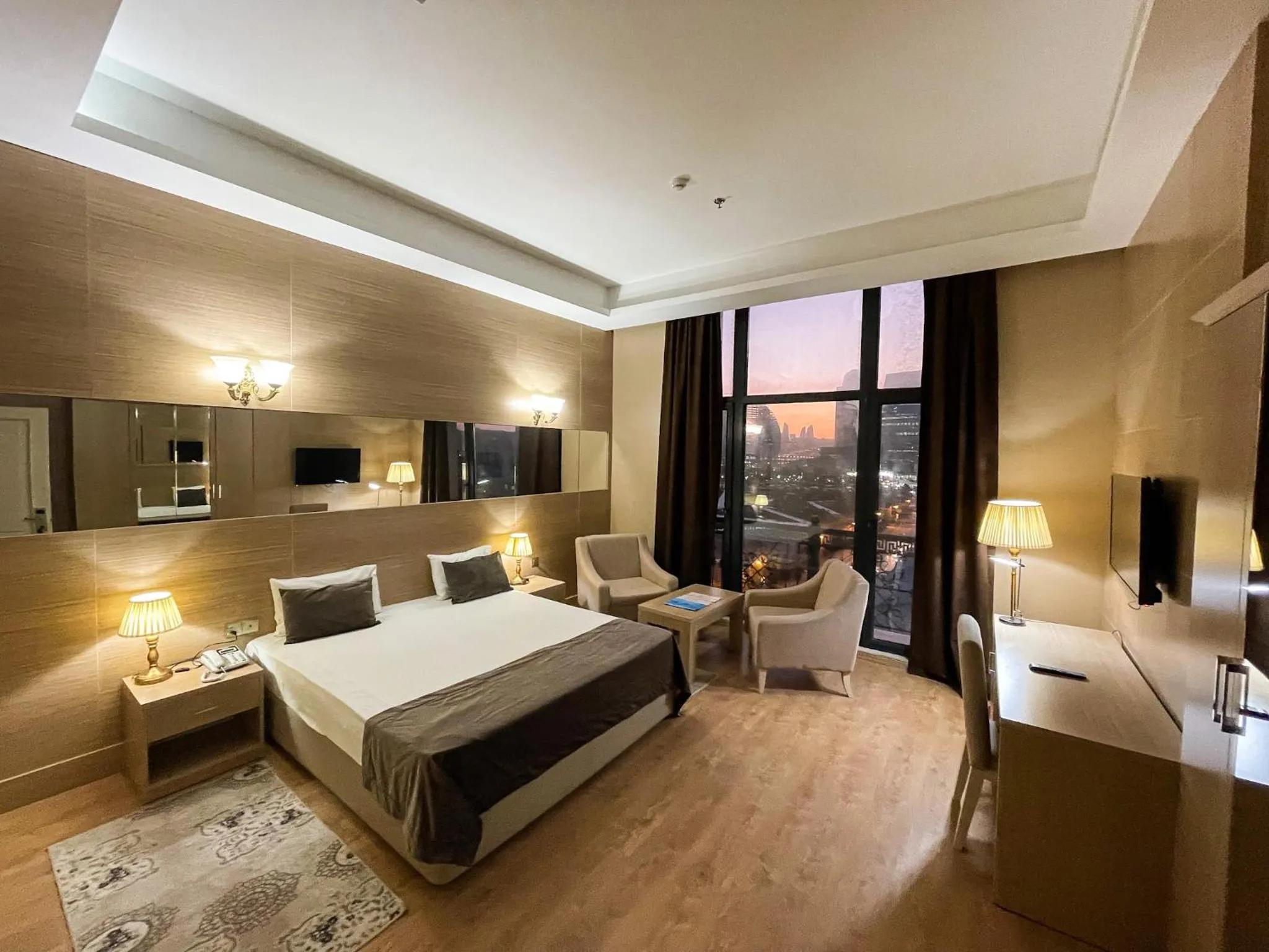 Photo of the whole room, Bed in NOBEL Hotel