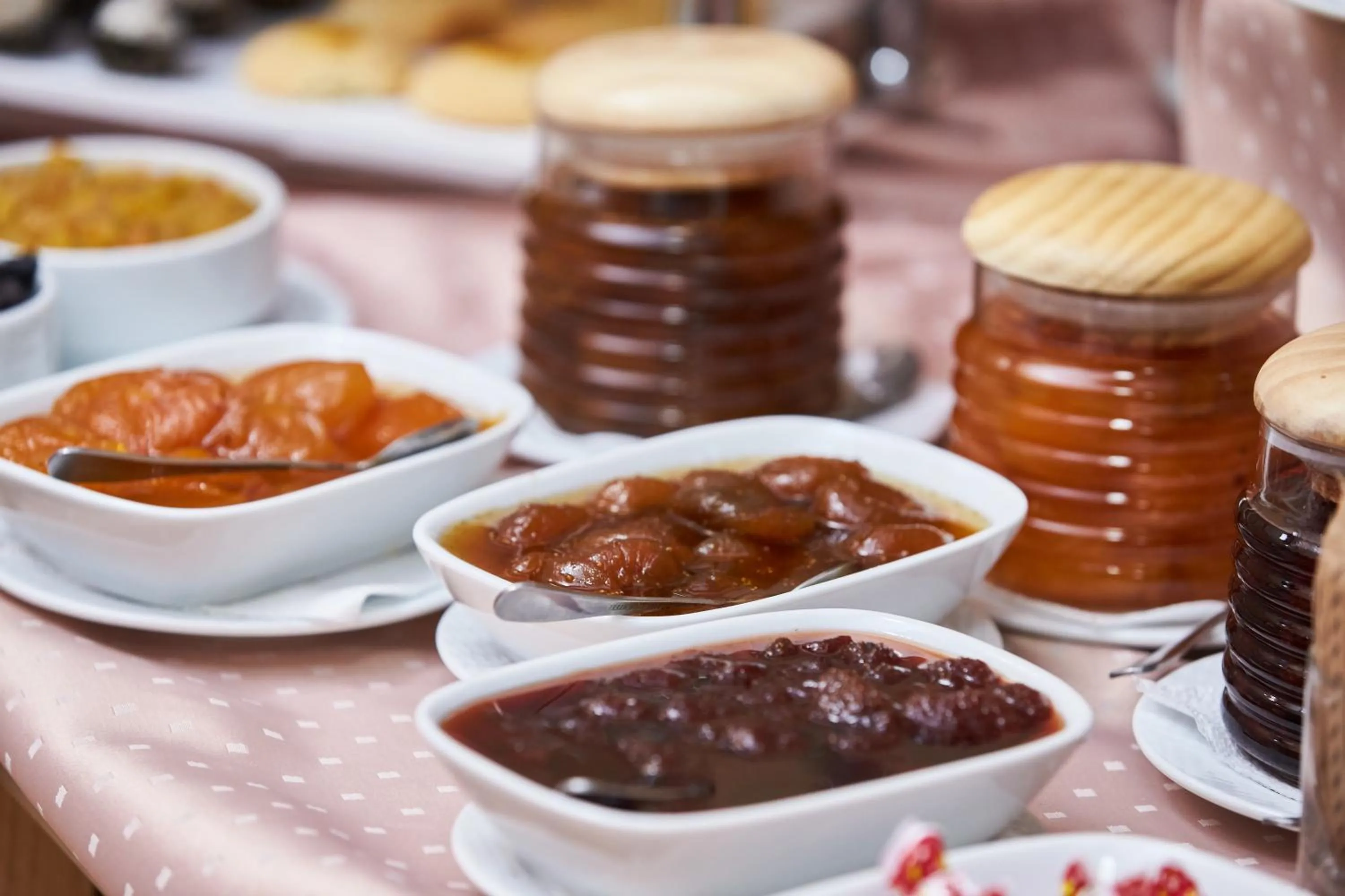 American breakfast in NOBEL Hotel
