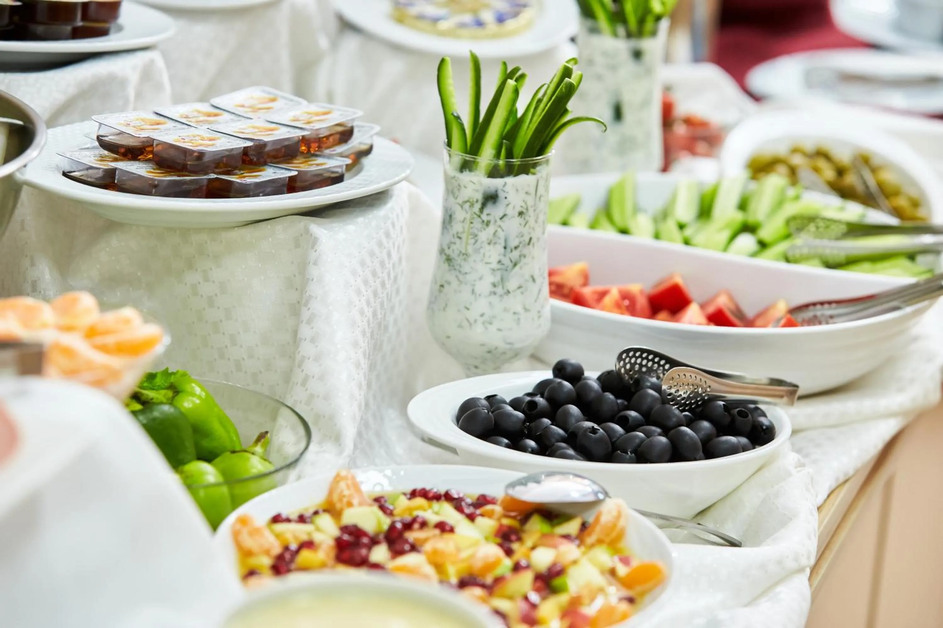 American breakfast in NOBEL Hotel