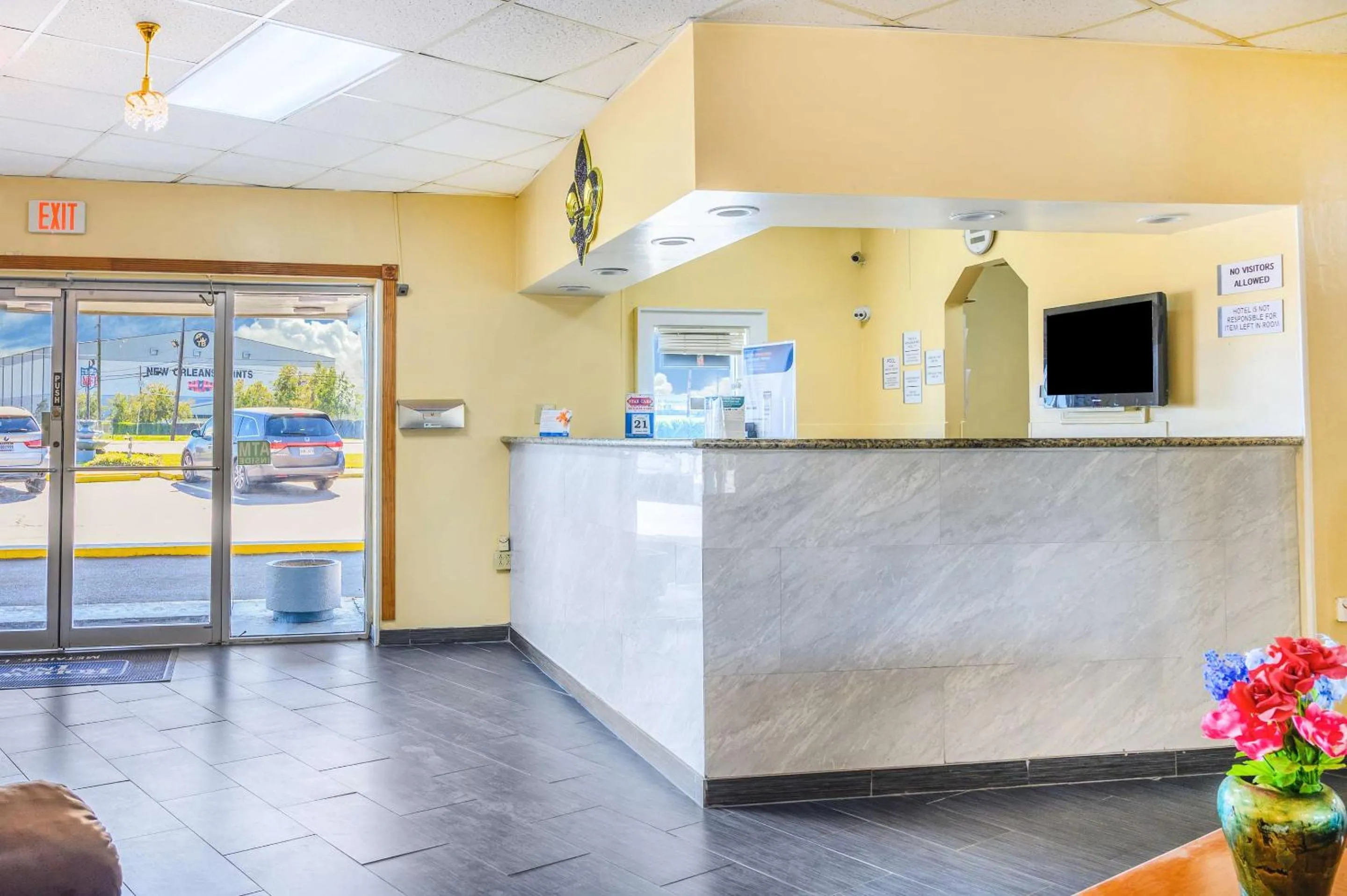 Lobby or reception in Rodeway Inn