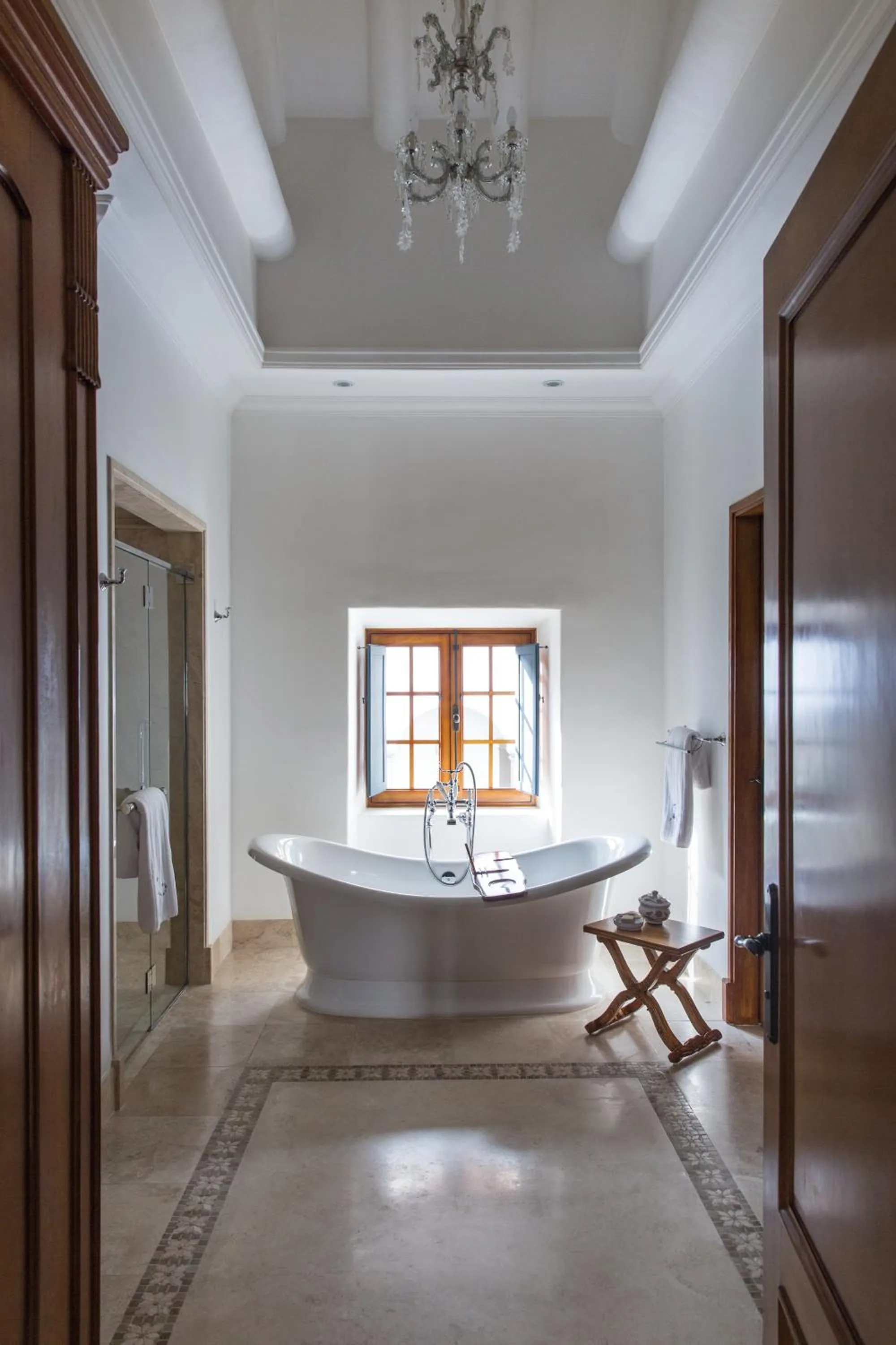 Bathroom in Palacio Nazarenas, A Belmond Hotel, Cusco