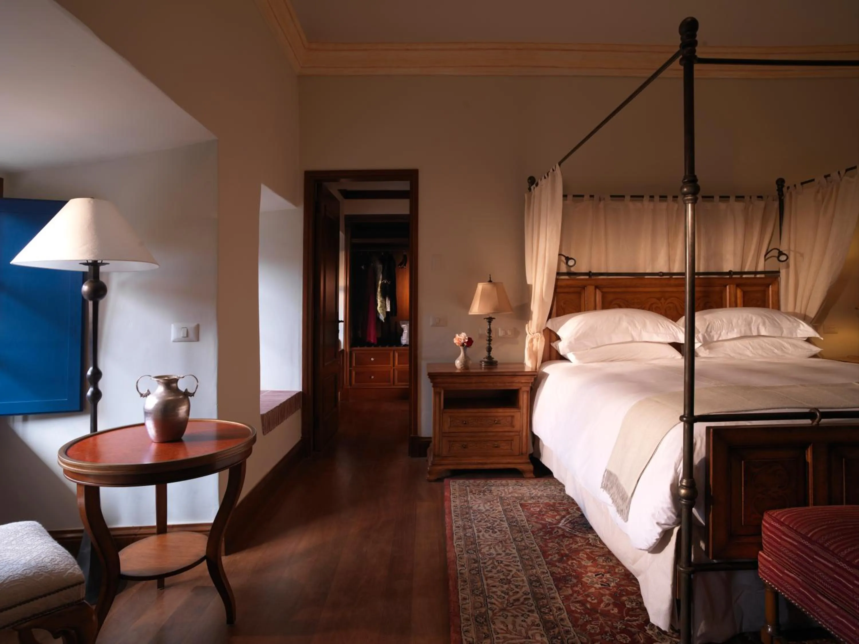 Bed in Palacio Nazarenas, A Belmond Hotel, Cusco