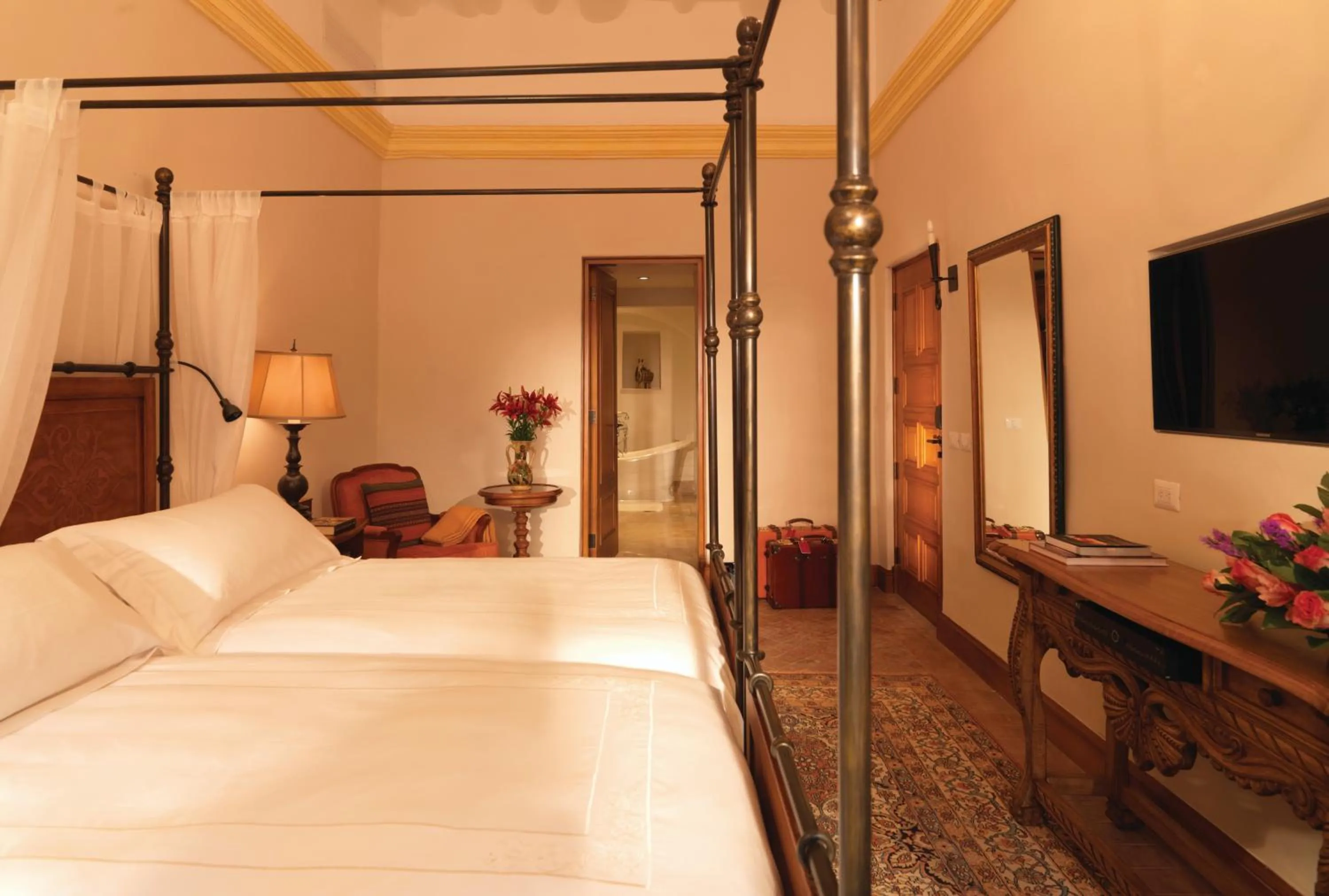 Photo of the whole room, Bed in Palacio Nazarenas, A Belmond Hotel, Cusco