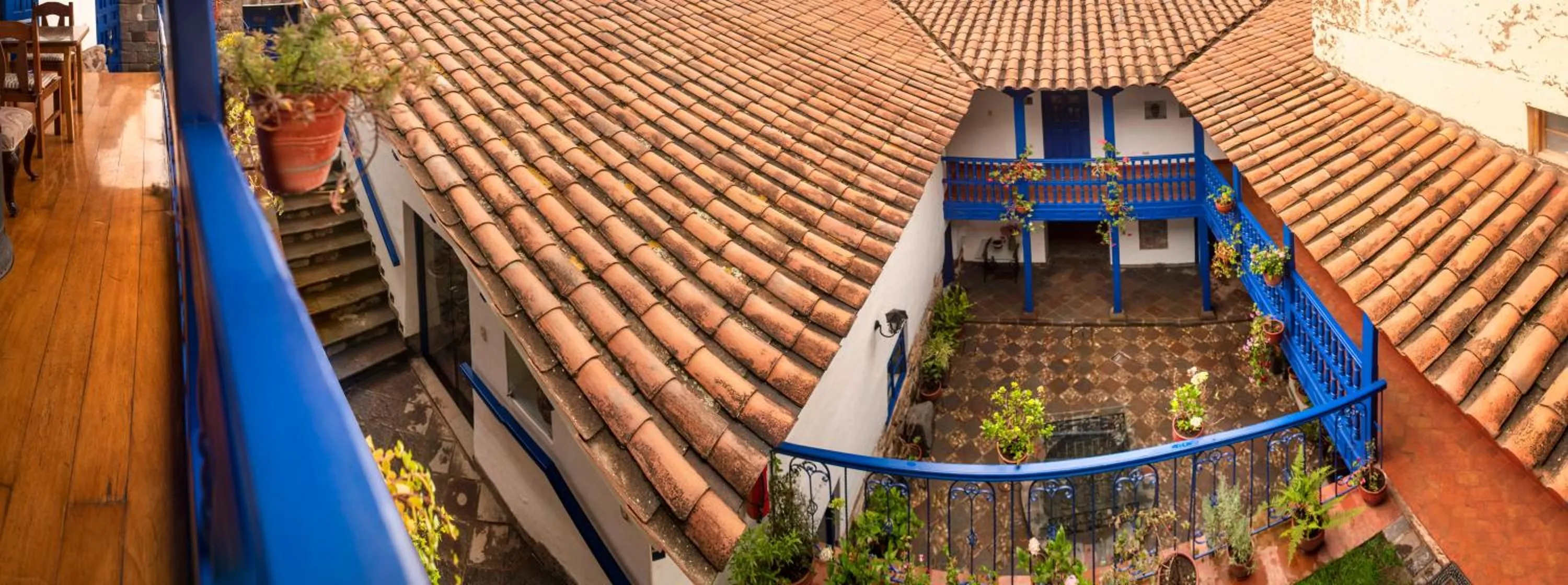 Garden view in Rumi Wasi