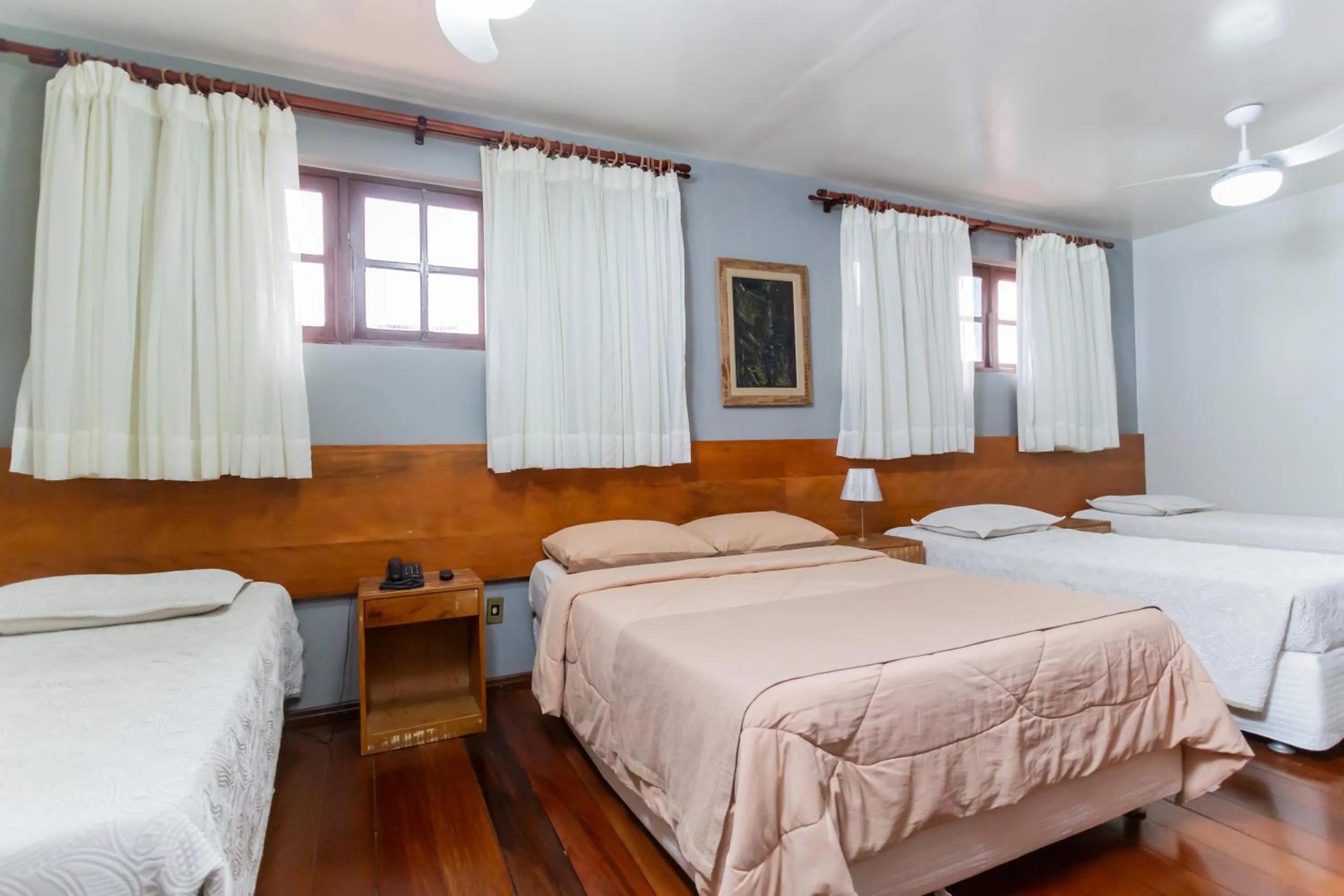 Bed in Pousada do Chafariz