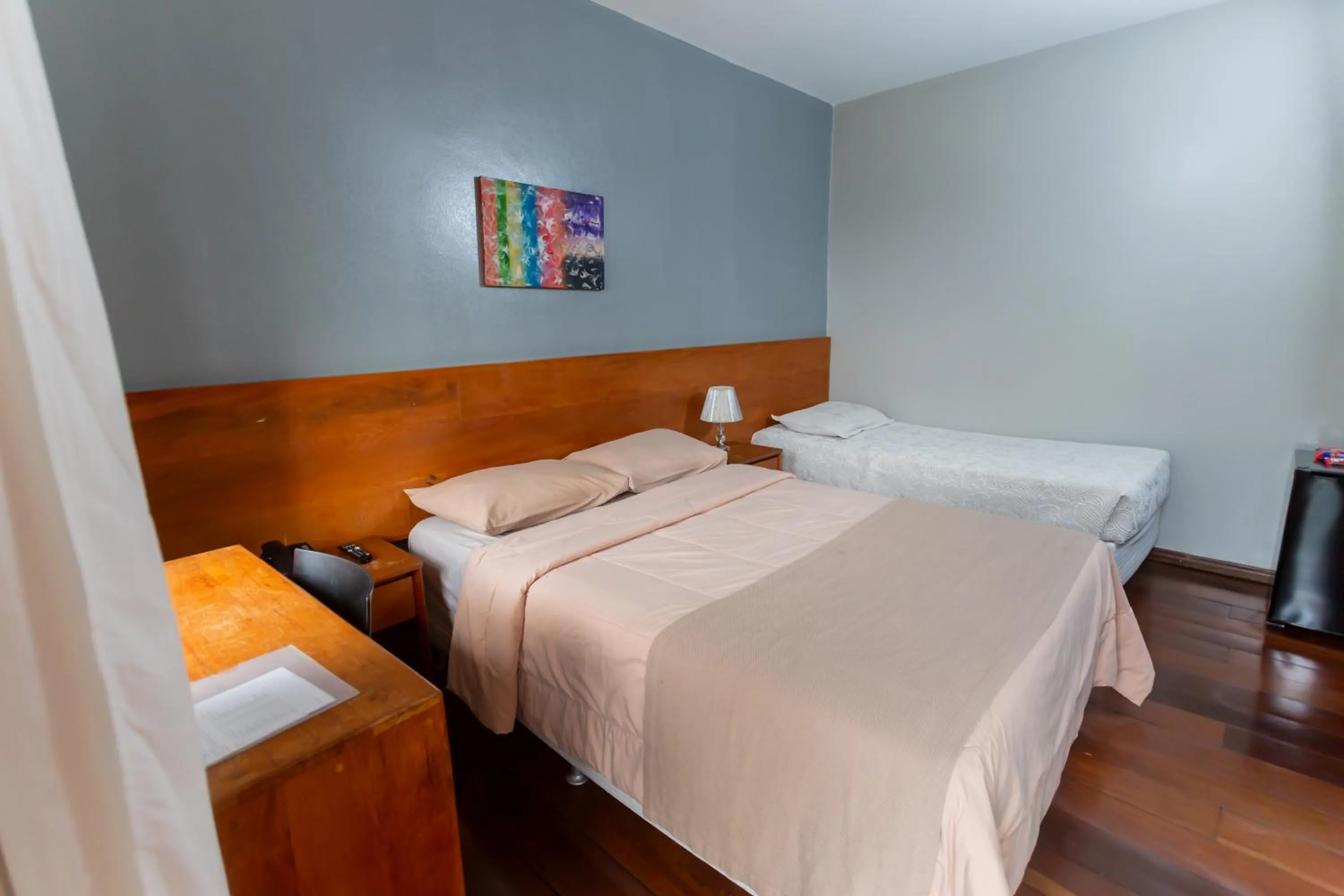 Bed in Pousada do Chafariz