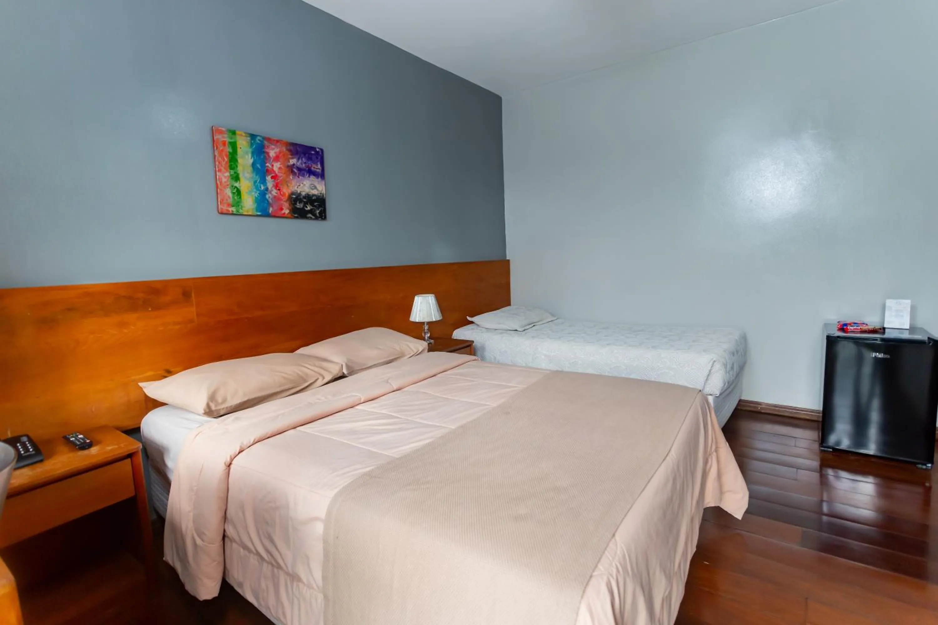 Bed in Pousada do Chafariz