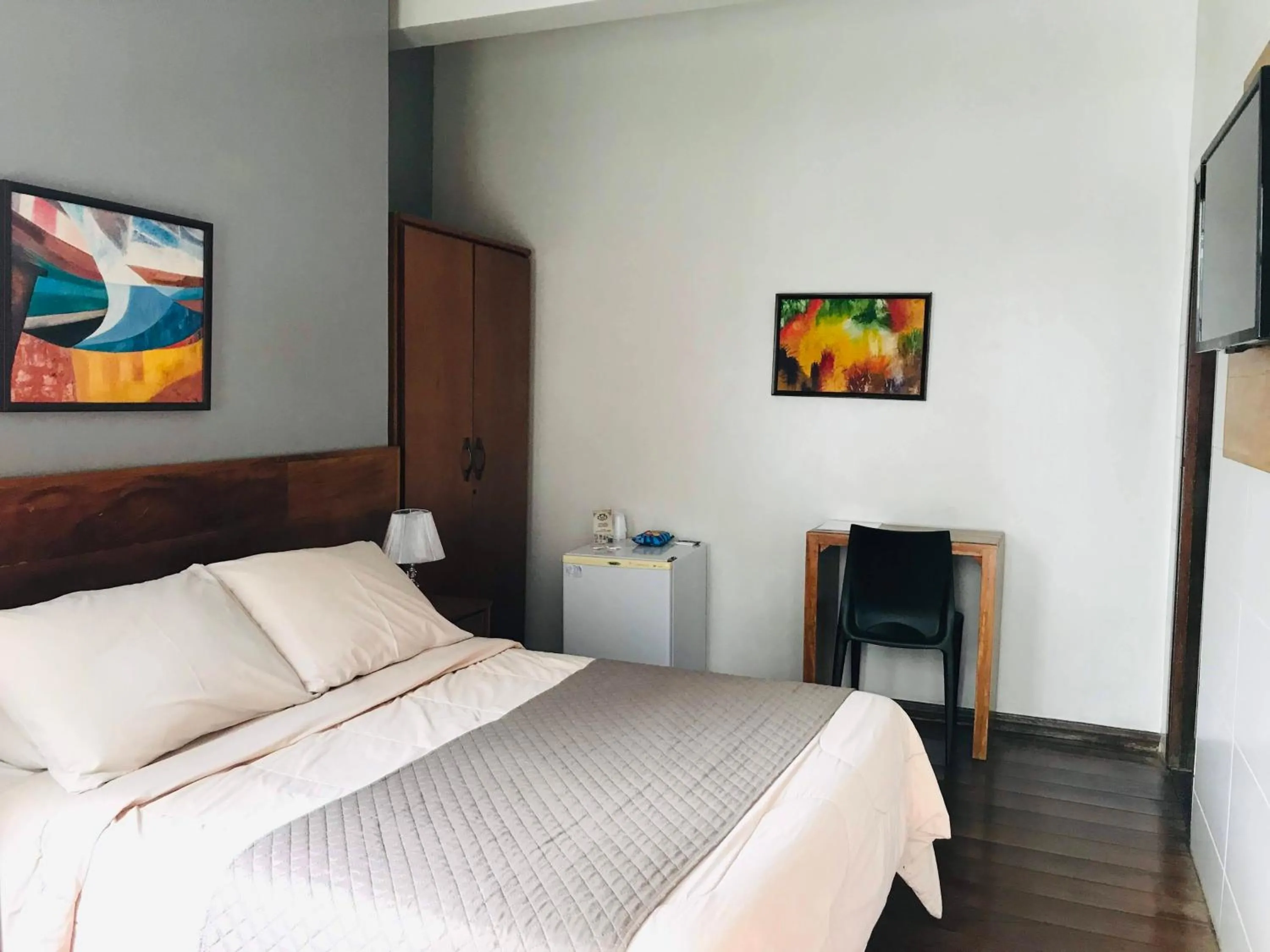 Bed in Pousada do Chafariz