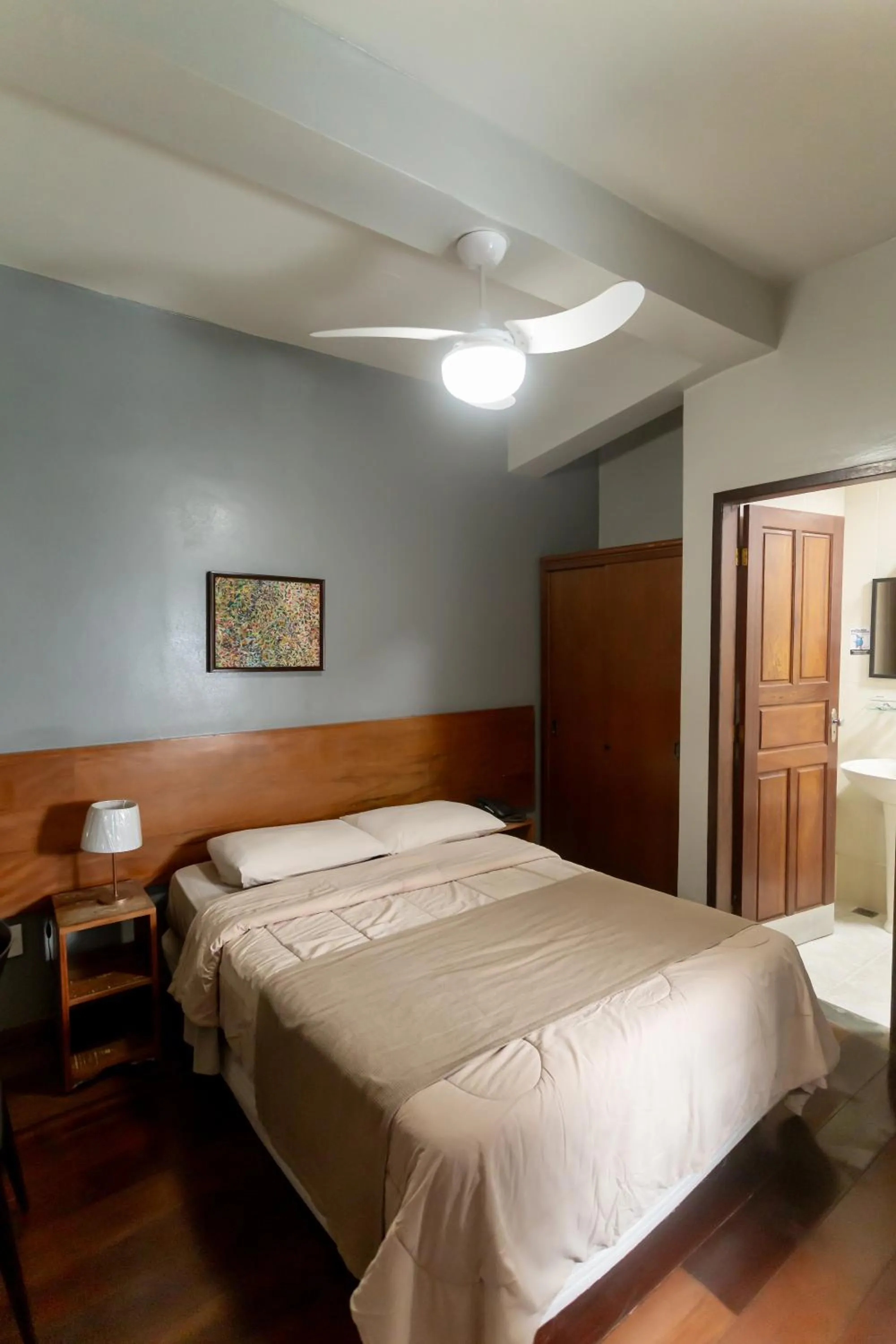 Bed in Pousada do Chafariz