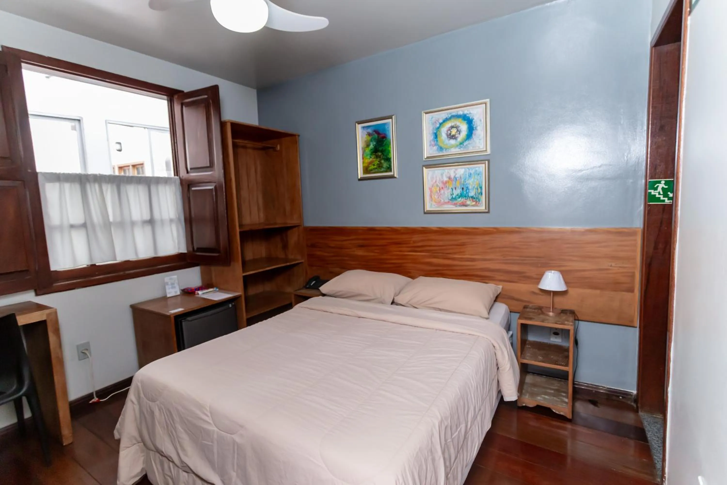 Bed in Pousada do Chafariz