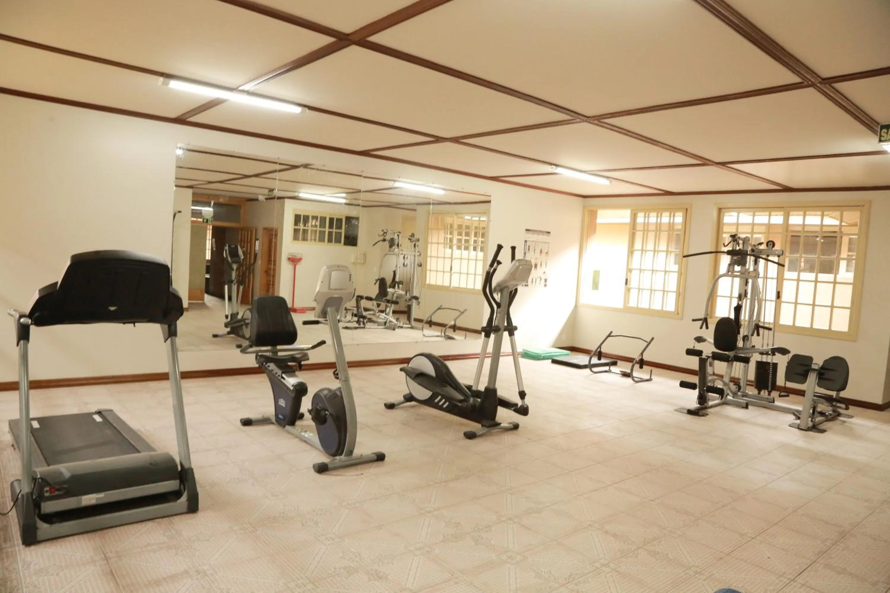 Fitness centre/facilities in Letto Hotel Flores da Cunha