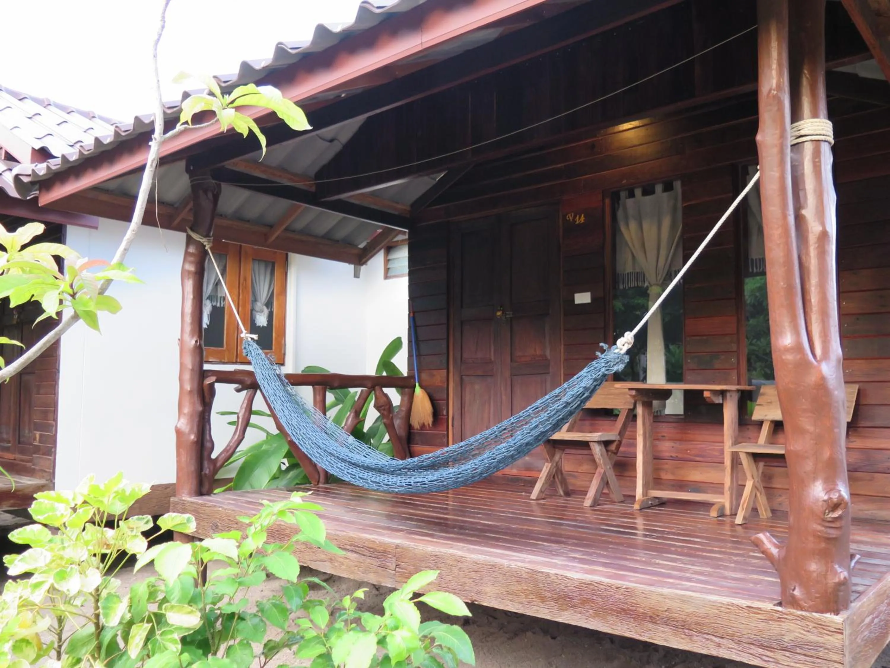 Patio in V-View Beach Resort