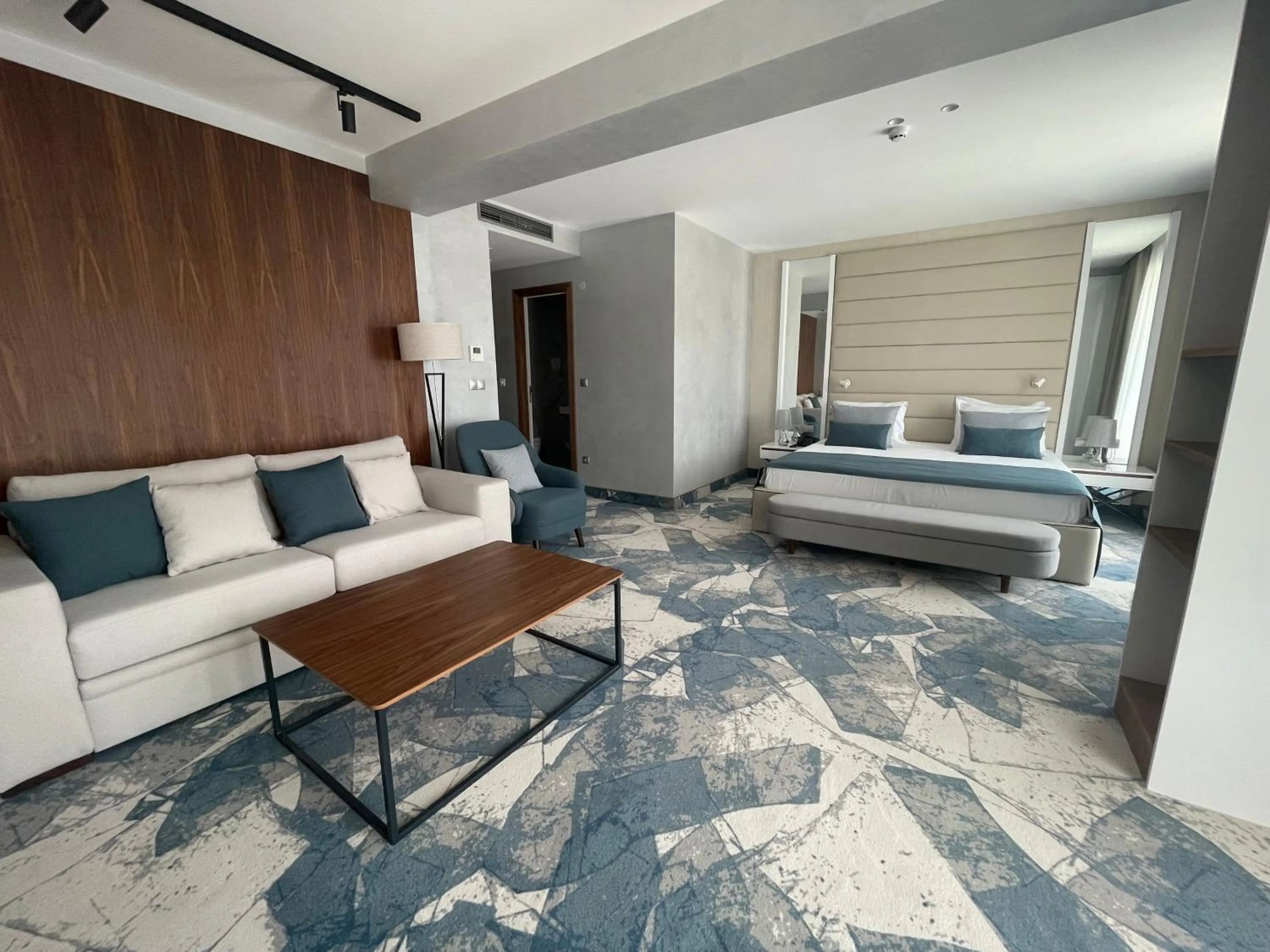 View (from property/room), Bed in Astoria Hotel All Inclusive & Private Beach