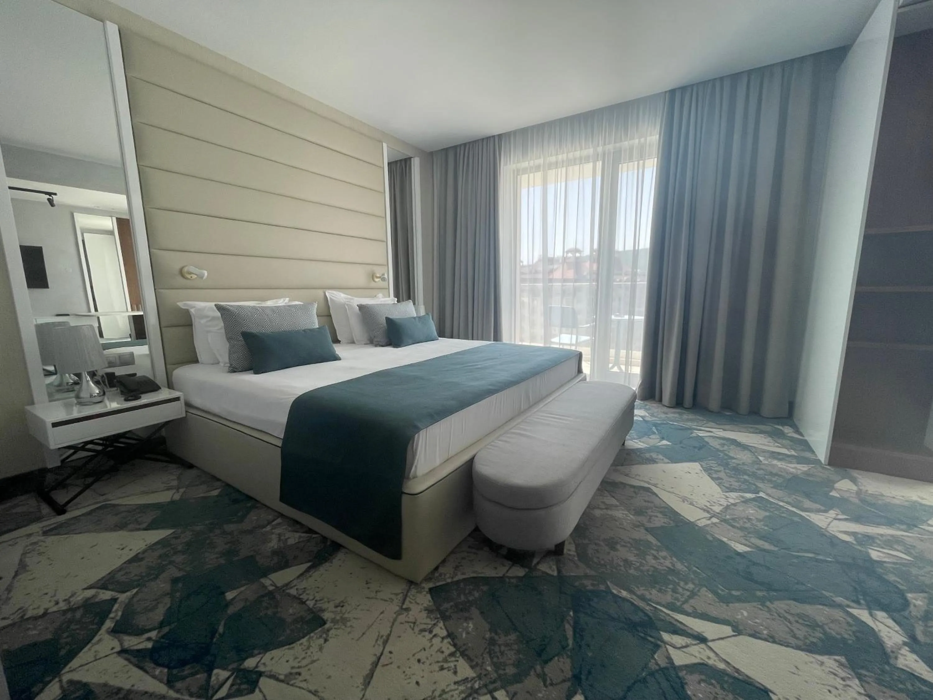 Bedroom, Bed in Astoria Hotel All Inclusive & Private Beach